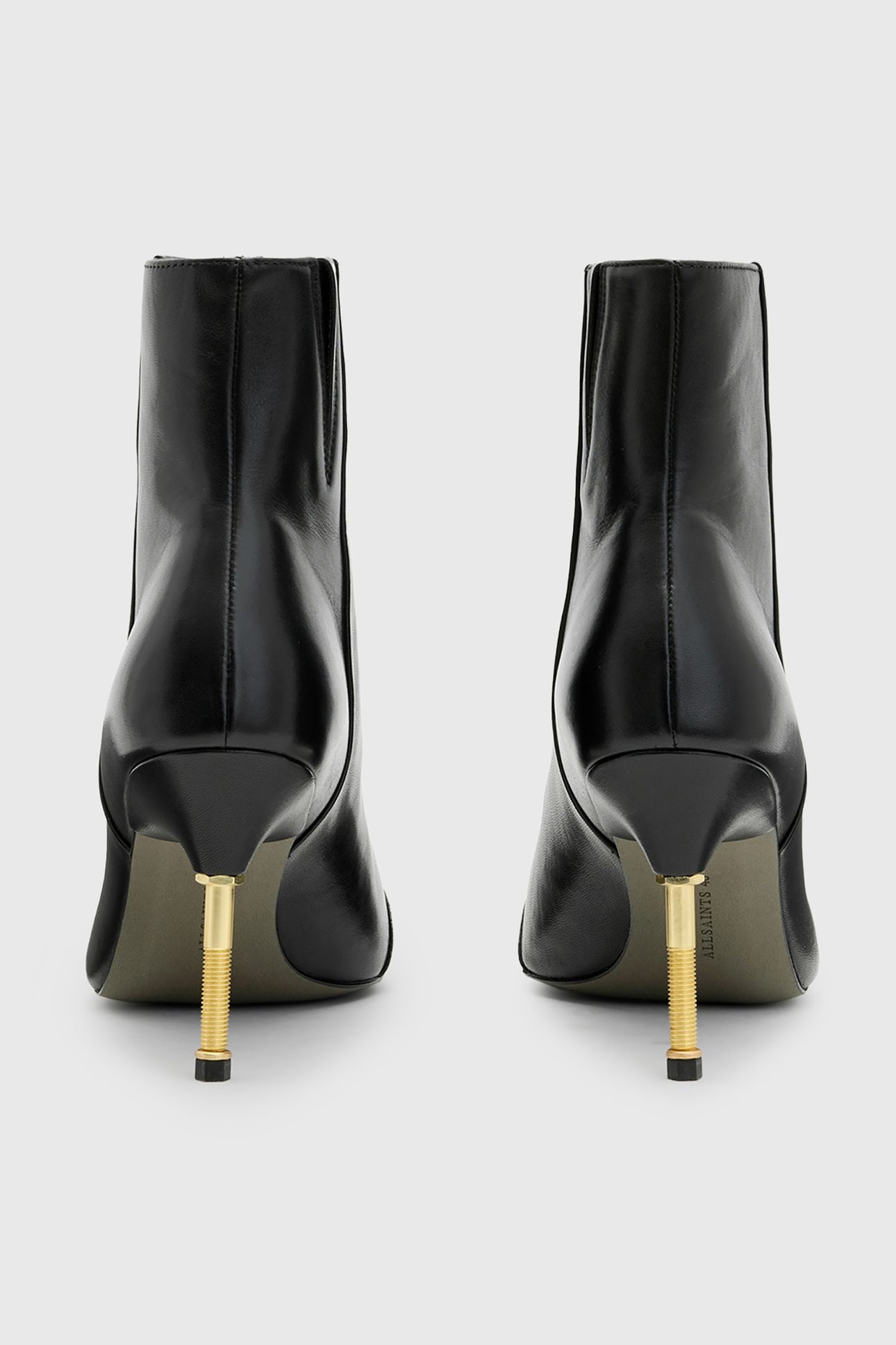 NATASHA BOOT BLACK/WARM BRASS 4