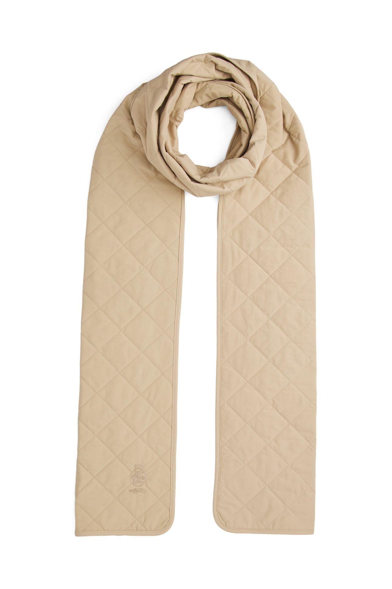 PADDED QUILTED SCARF SILT 2