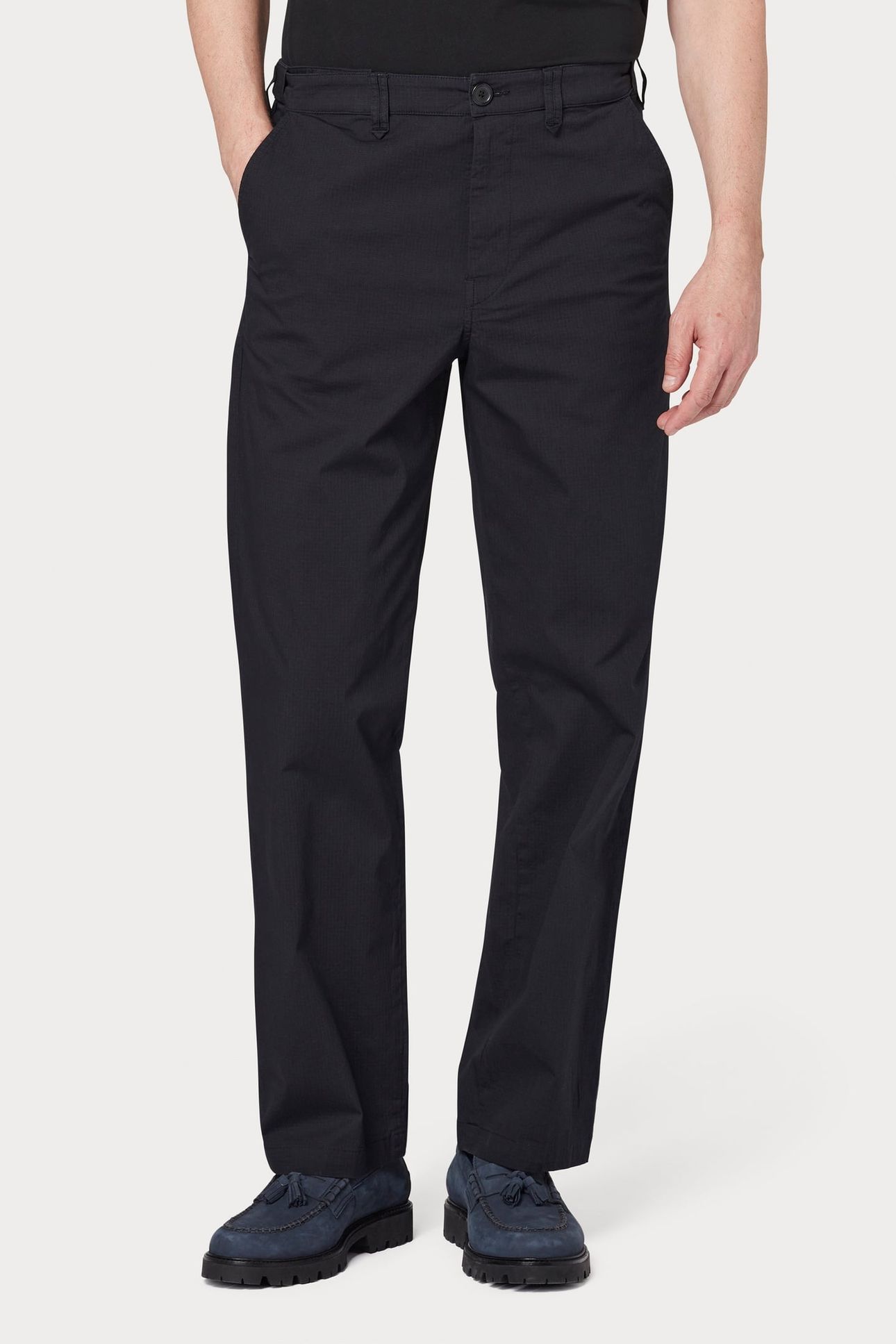 MENS FLEXI WAIST TROUSER VERY DARK NAVY 2