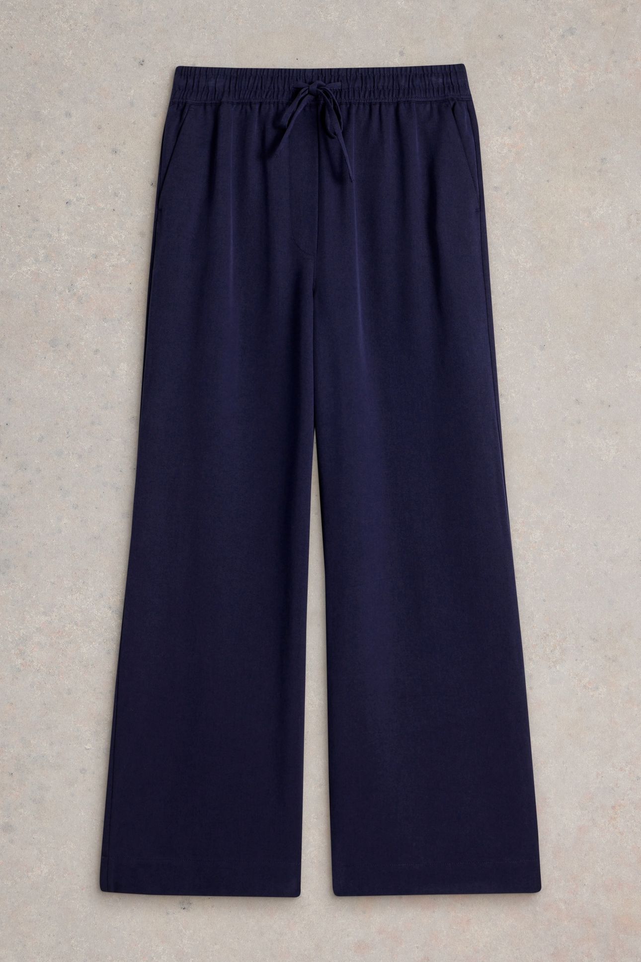BELLE PULL ON WIDE LEG TROUSER DARK NAVY 4