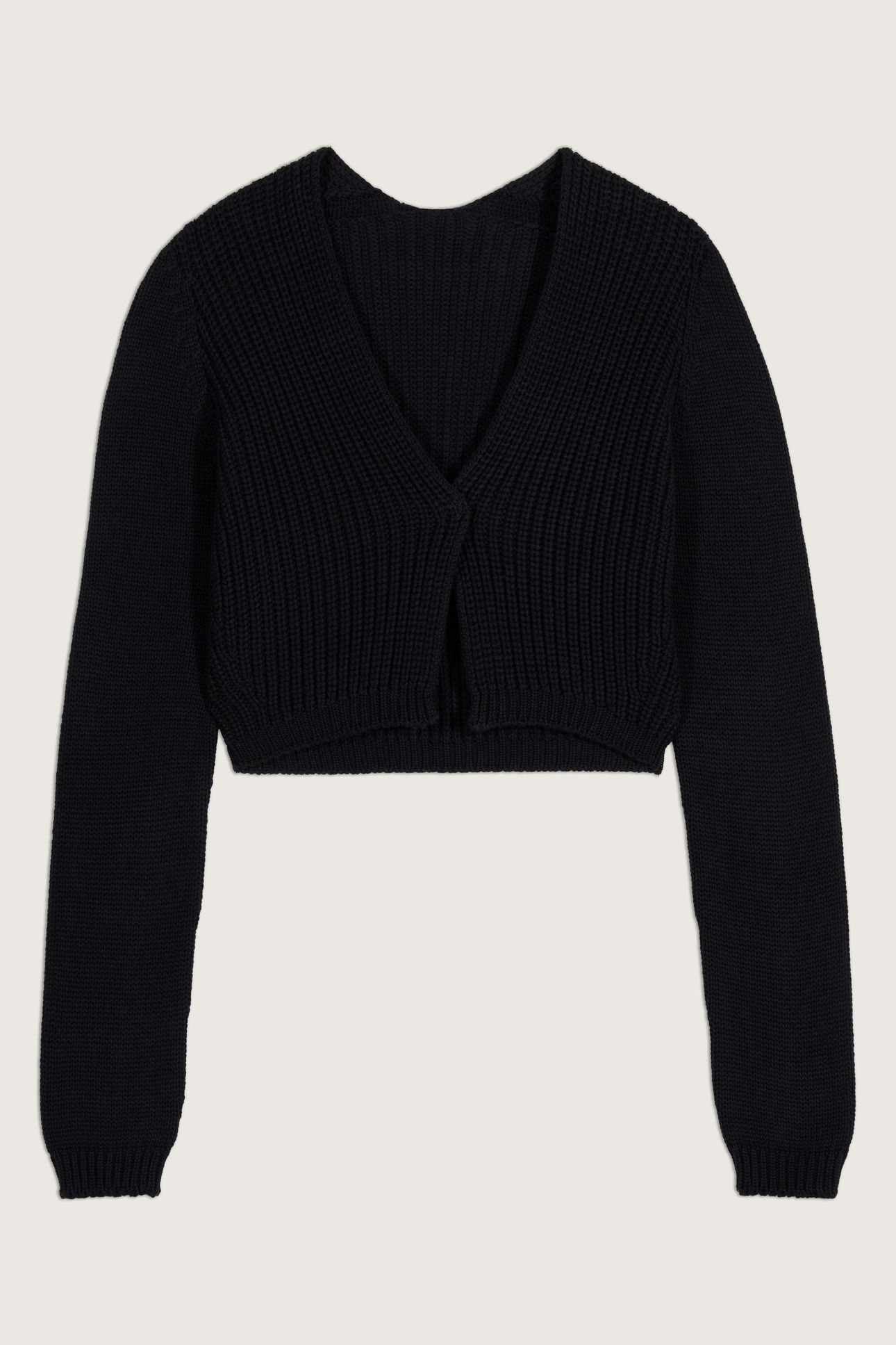 SHORT CARDIGAN BLACK 2