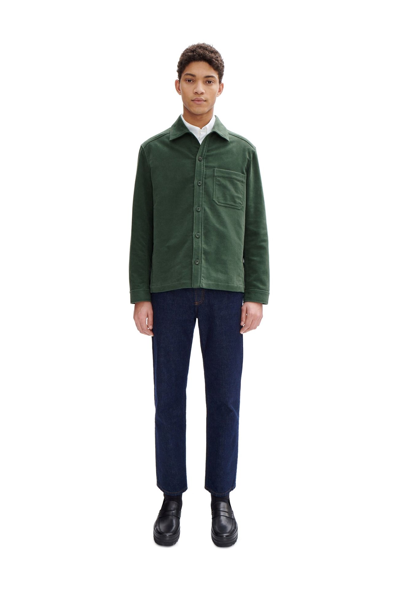 UNISEX OVERSHIRT ADRIEN PINE GREEN 1