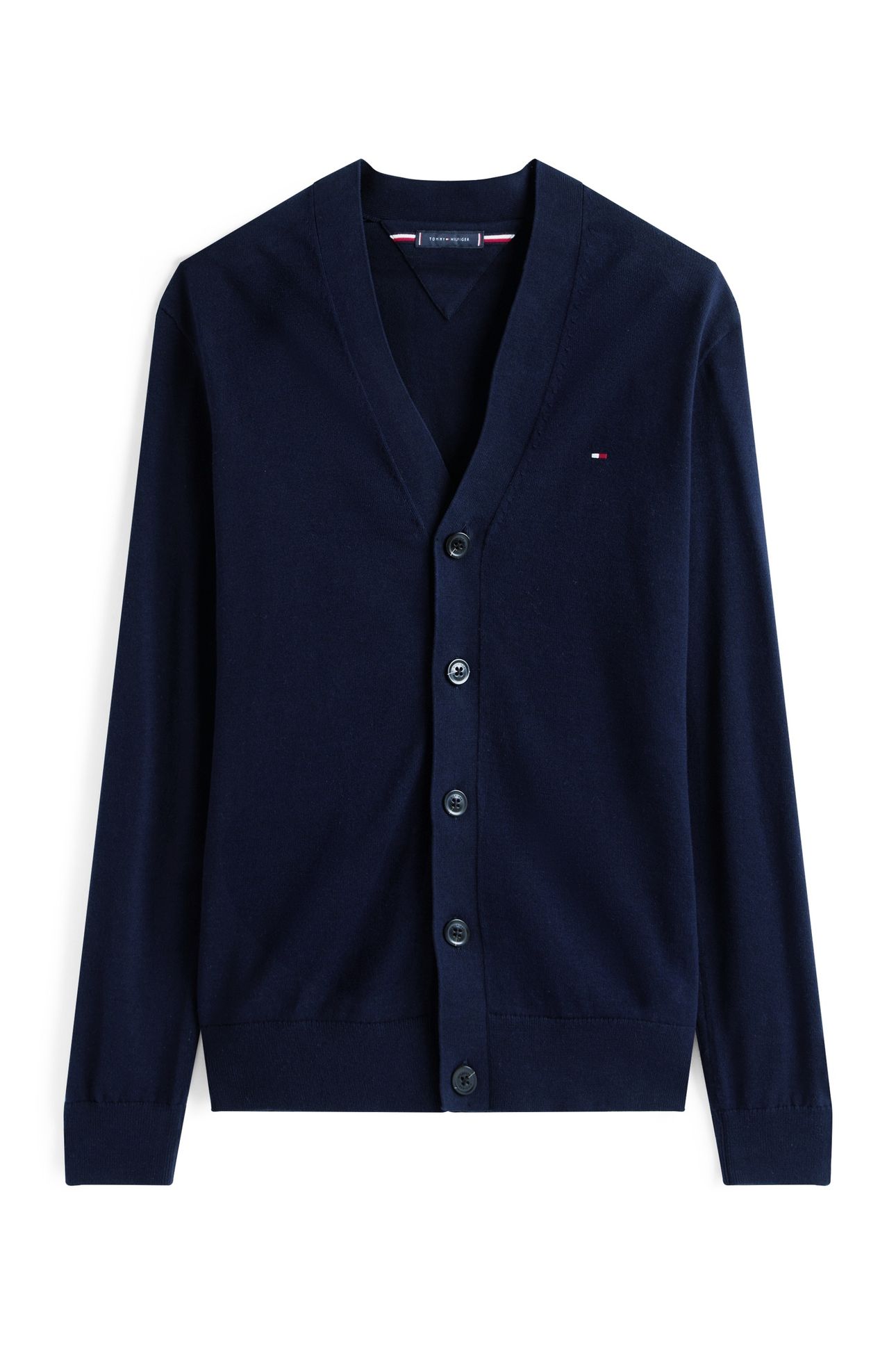 ESSENTIAL COTTON CARDIGAN NAVY BLUE 3