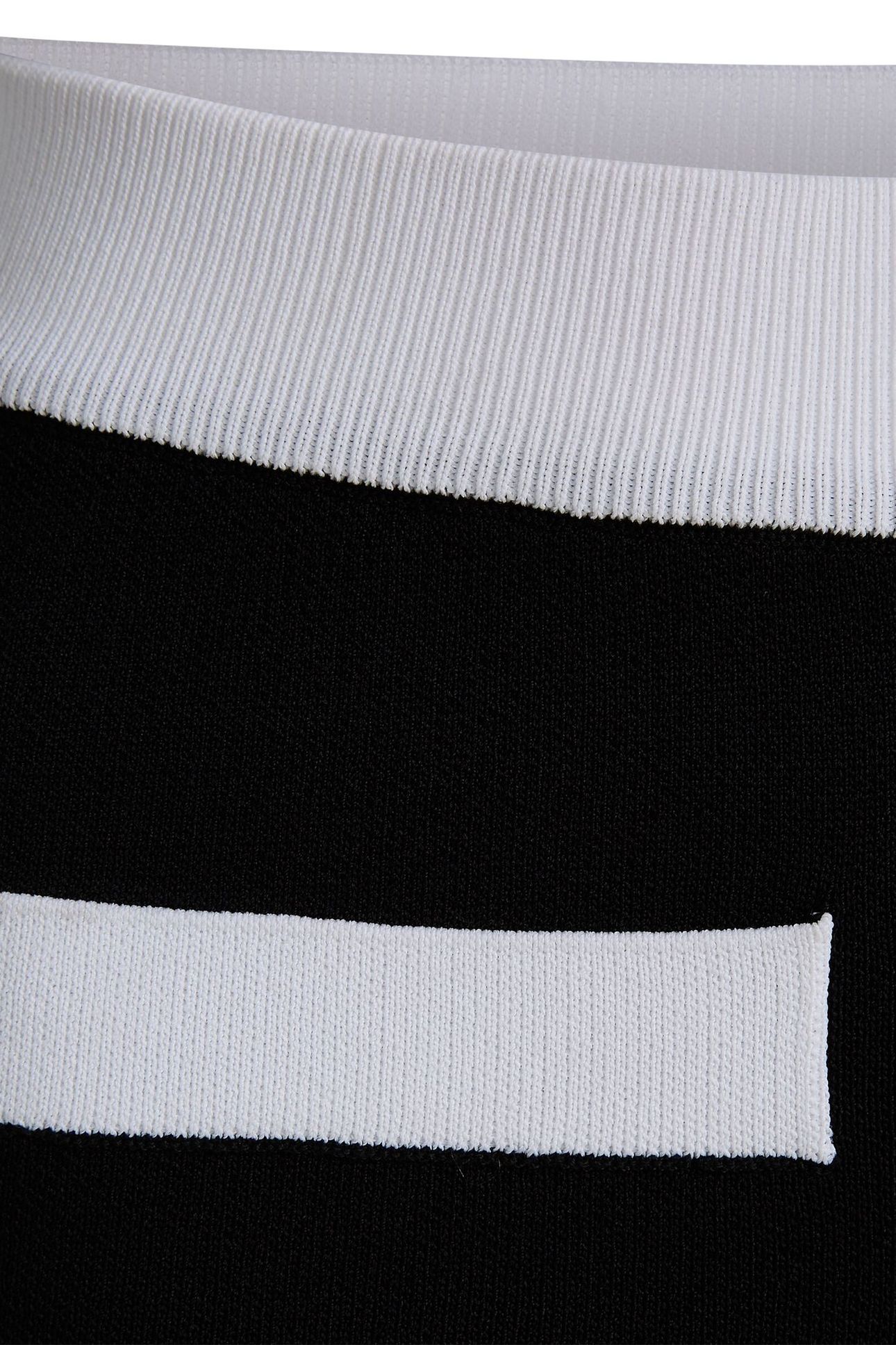 CLASSIC KNIT PANTS BLACK/WHITE 7