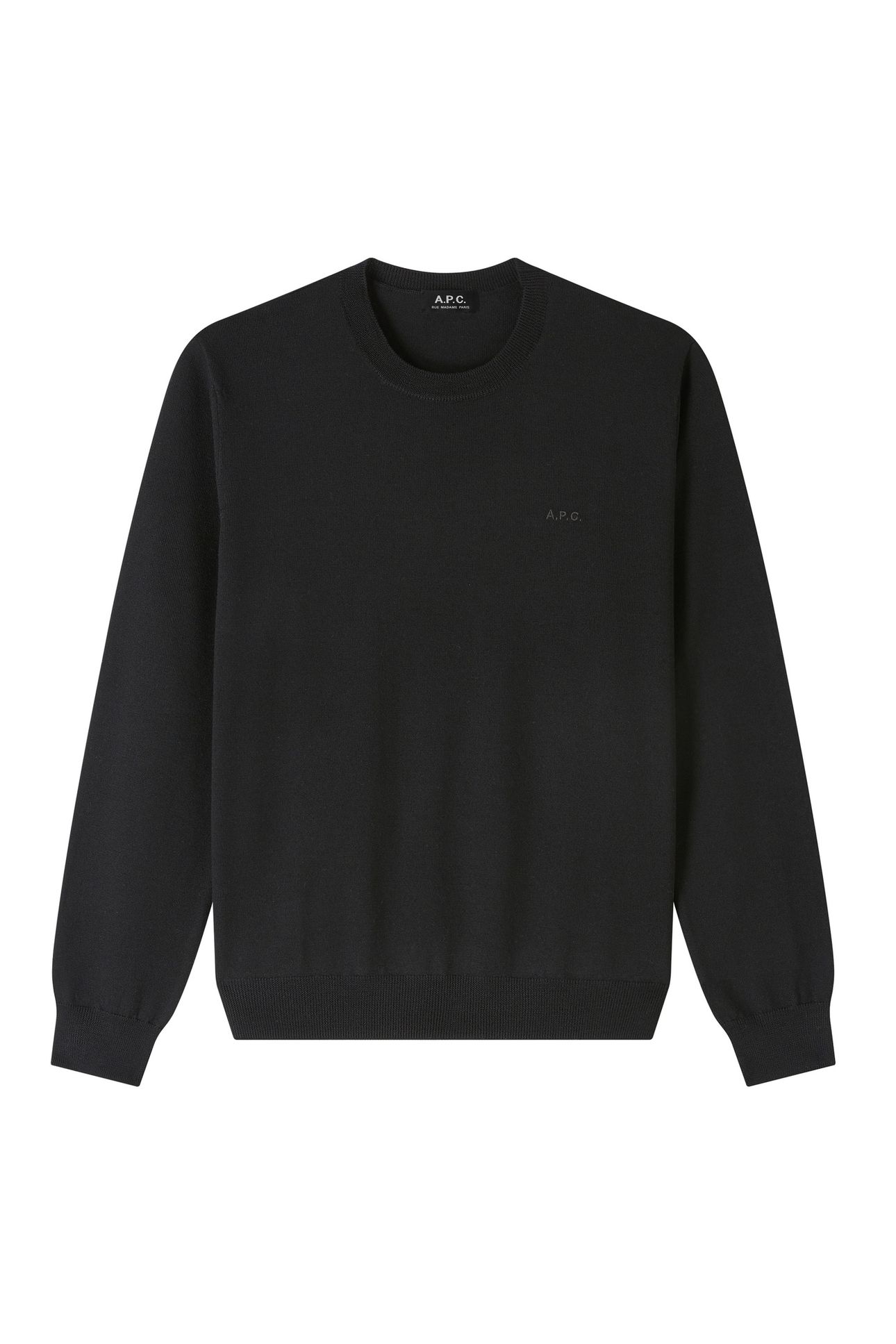 UNISEX SWEATER MATT LOGO BLACK 2