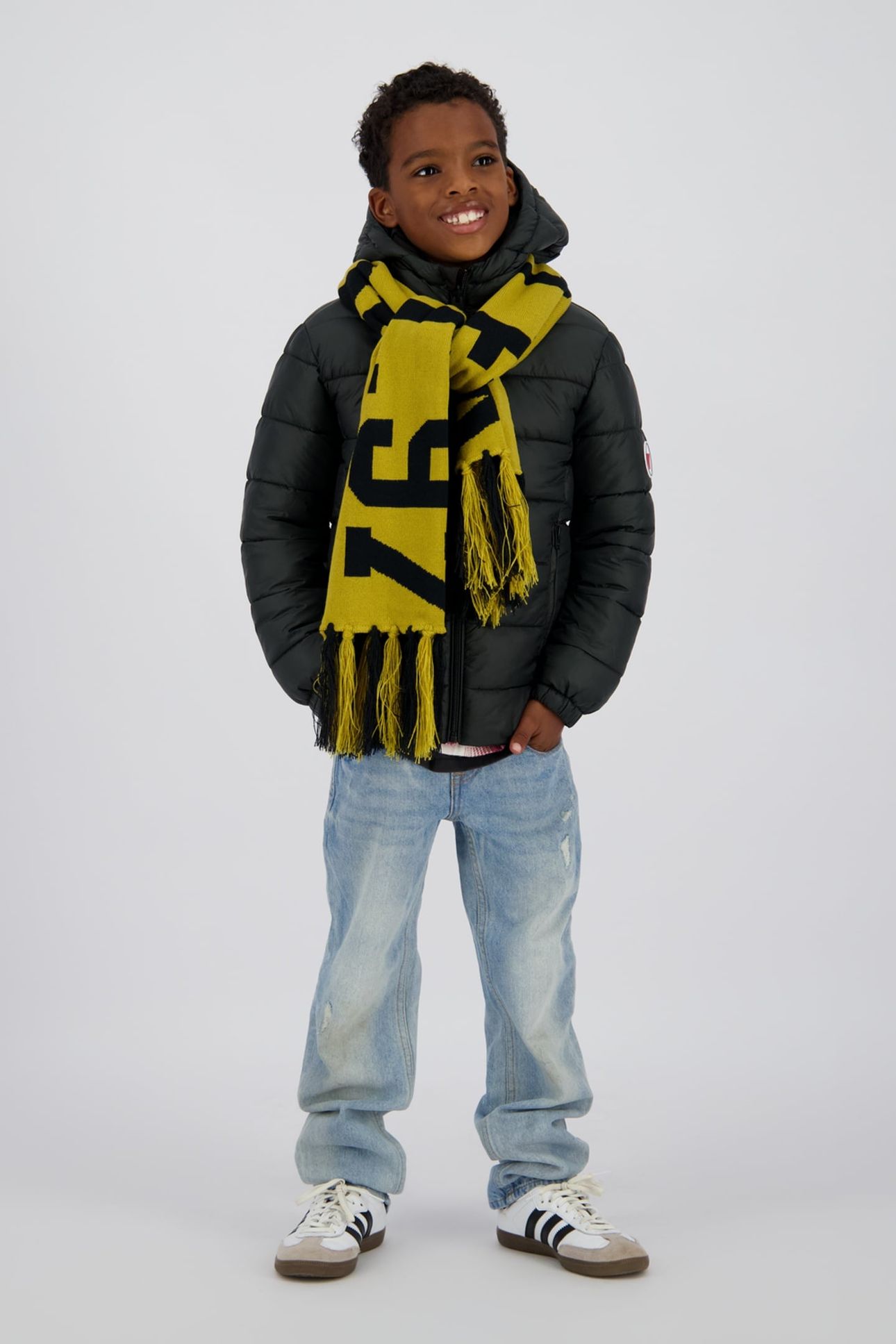 BOYS TIFFON JACKET OUTDOOR ARMY GREEN 1