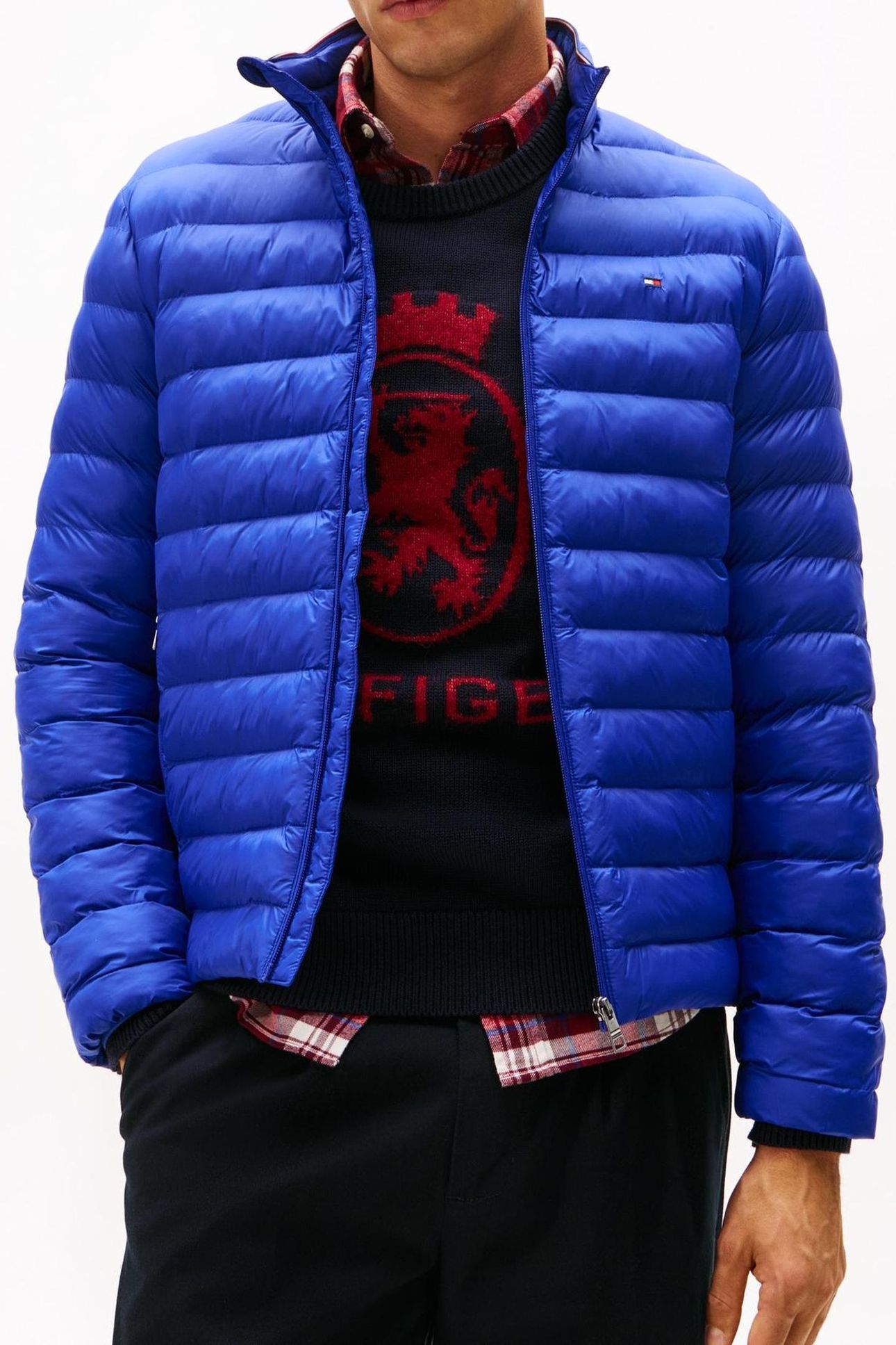 PACKABLE RECYCLED JACKET WEDGE BLUE 1