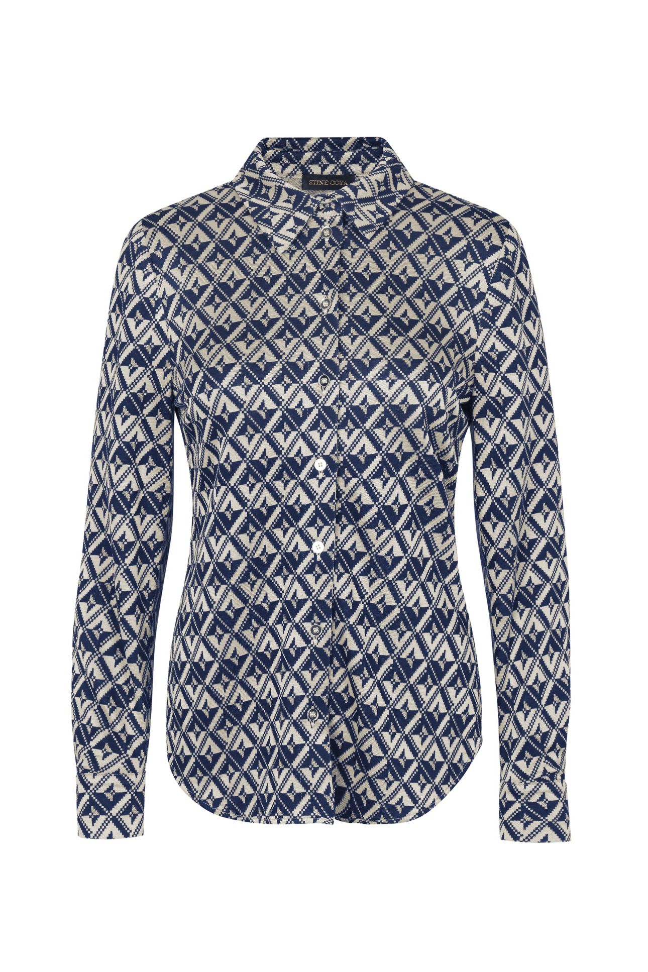 SABINA SHIRT LONG SLEEVE PIXELATED RHOMBUS 3