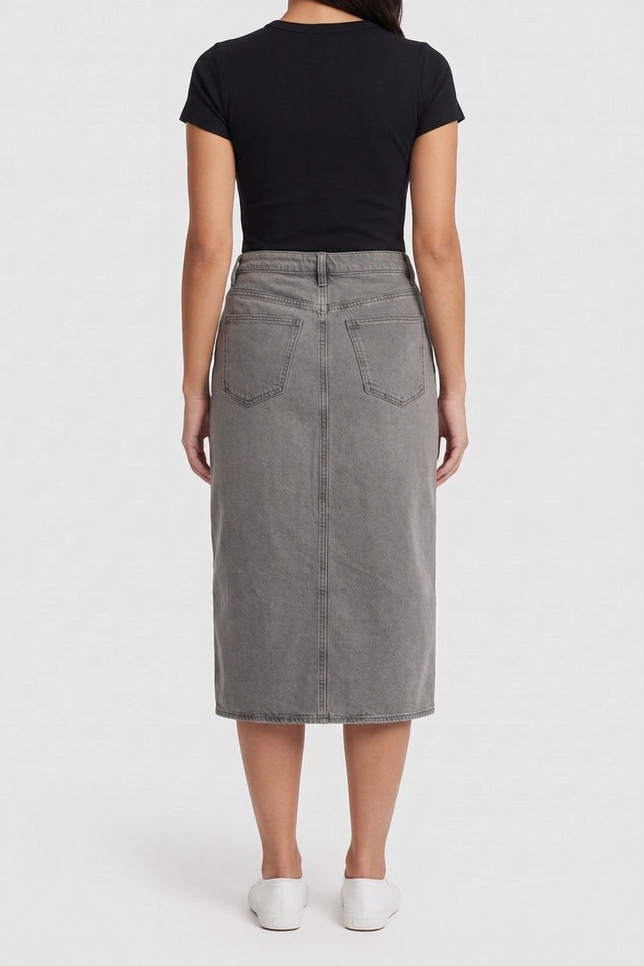 JABBA DENIM SKIRT GREY 2