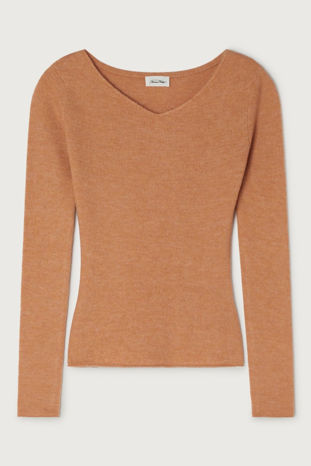 TIDSBURG KNIT SWEATER MELON GLACE CHINE 3