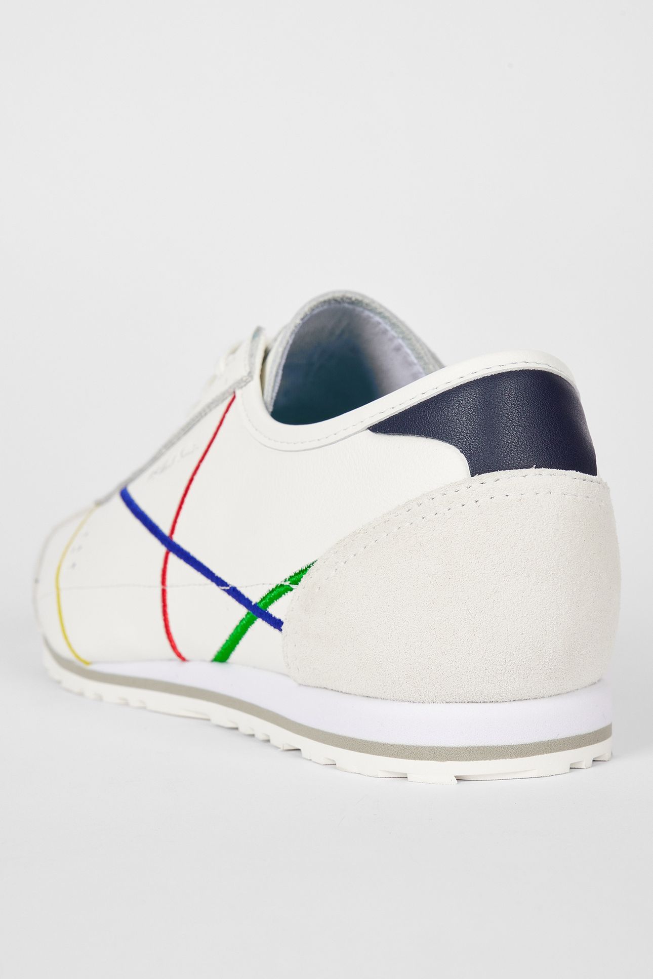 MENS SHOE MESTRE WHITE EMBROIDERY WHITE 6