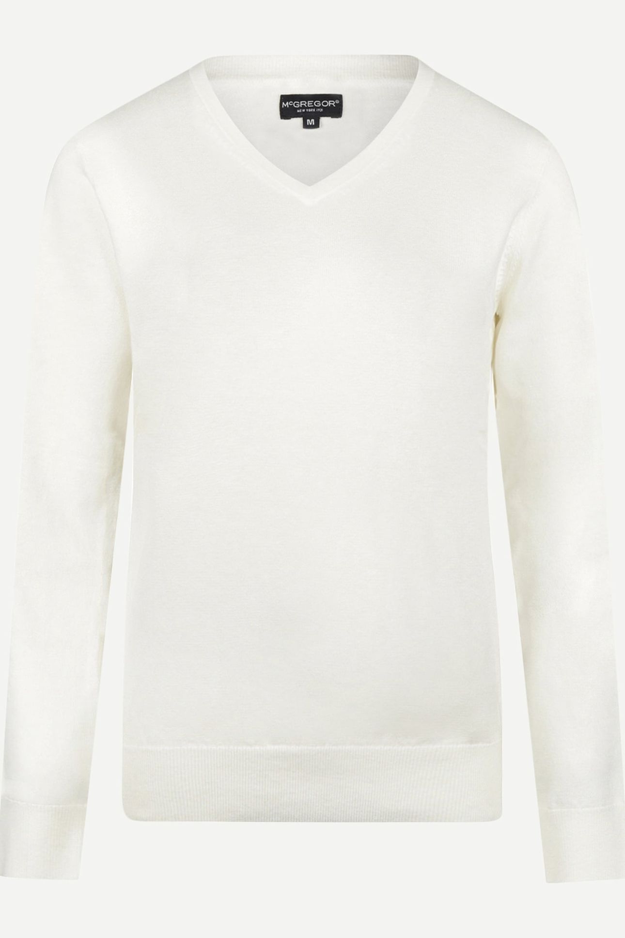 V-NECK SWEATER OFF WHITE 4