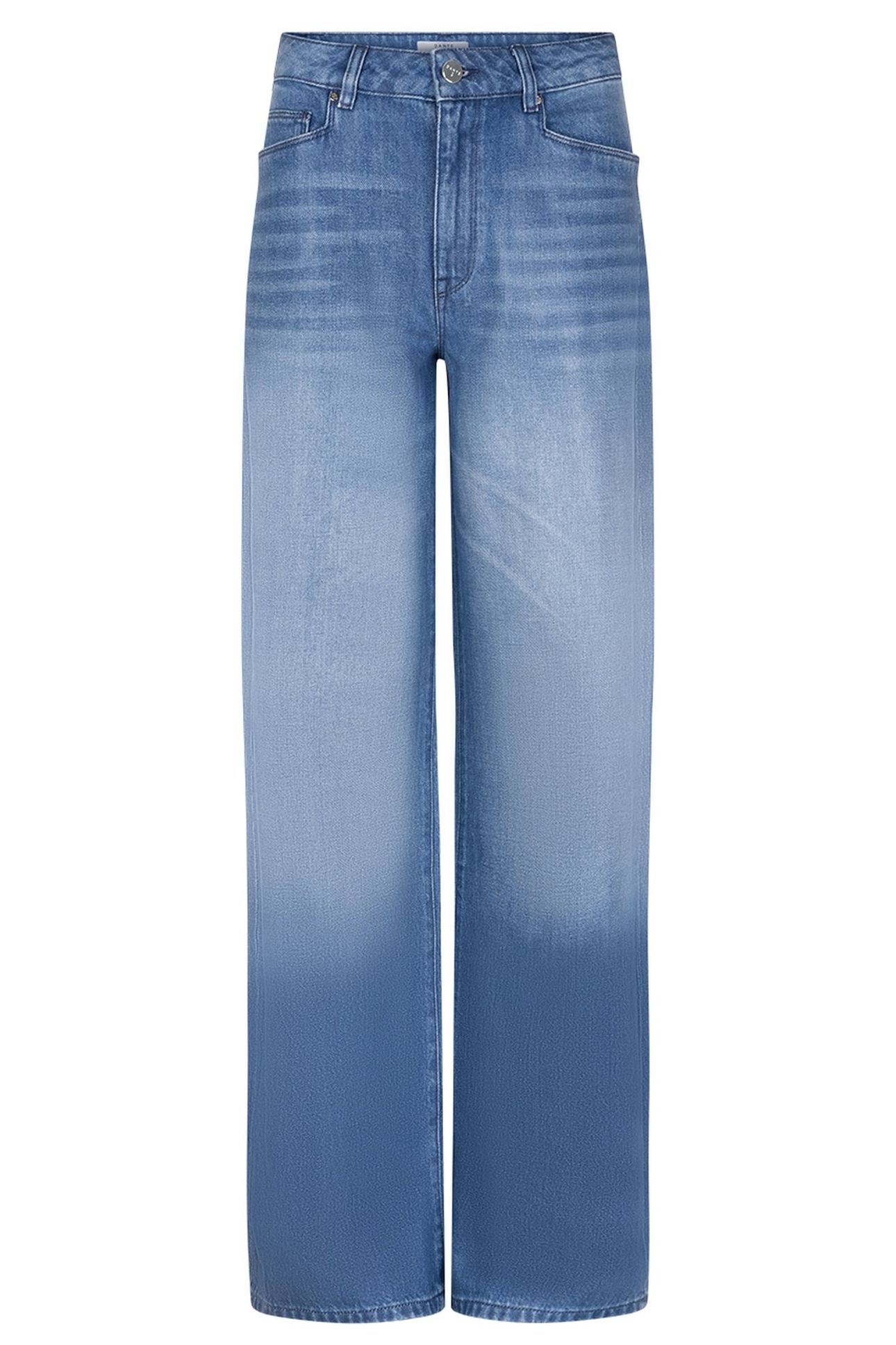 NUIT COATED WIDE LEG JEANS VINTAGE BLUE 3
