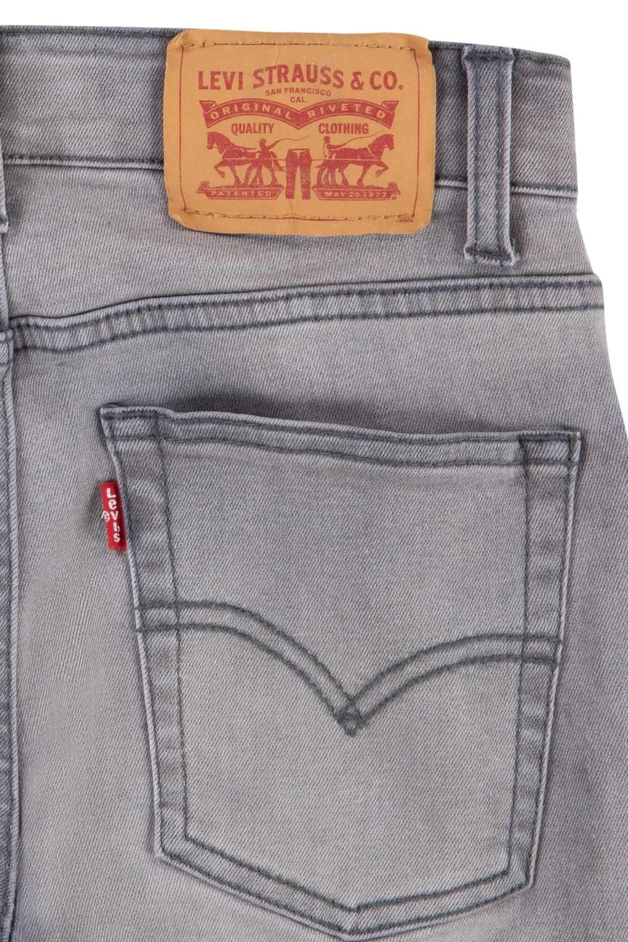 BOYS 510 ECO SOFT PERFORMANCE JEANS GREY IS BETTER 4