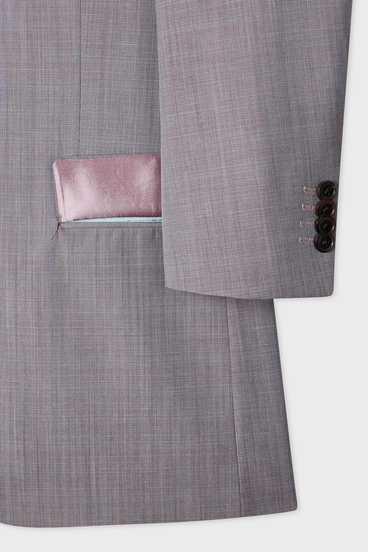 MENS TAILORED FIT 2 BUTTON SUIT TAUPE 4