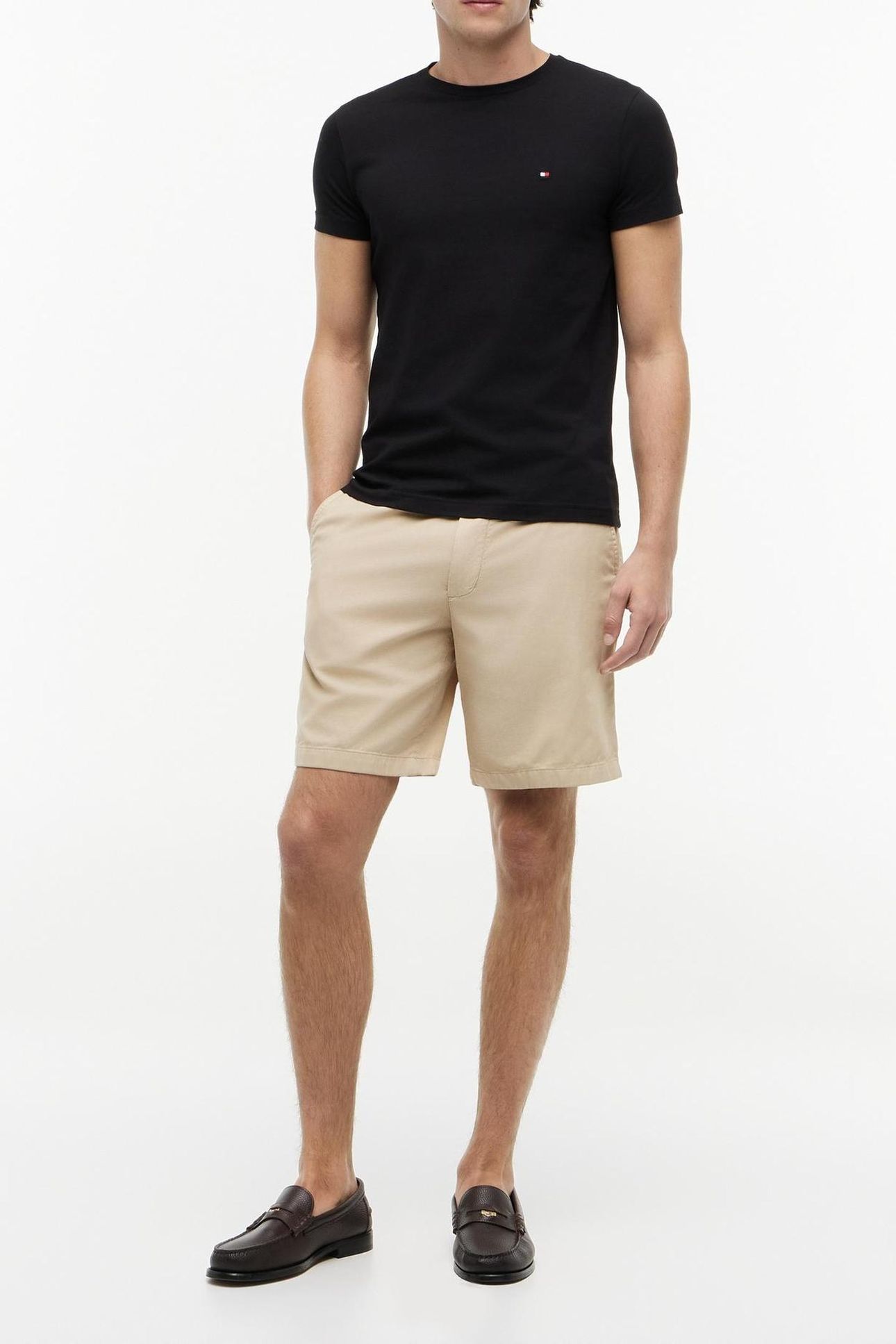 CORE STRETCH SLIM C-NECK BLACK 3