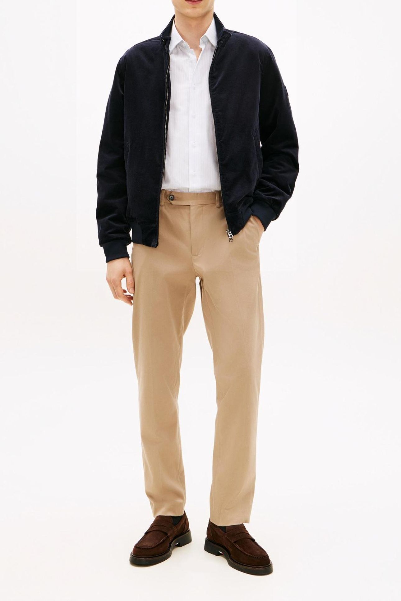 CORD HARRINGTON JACKET DESERT SKY 2