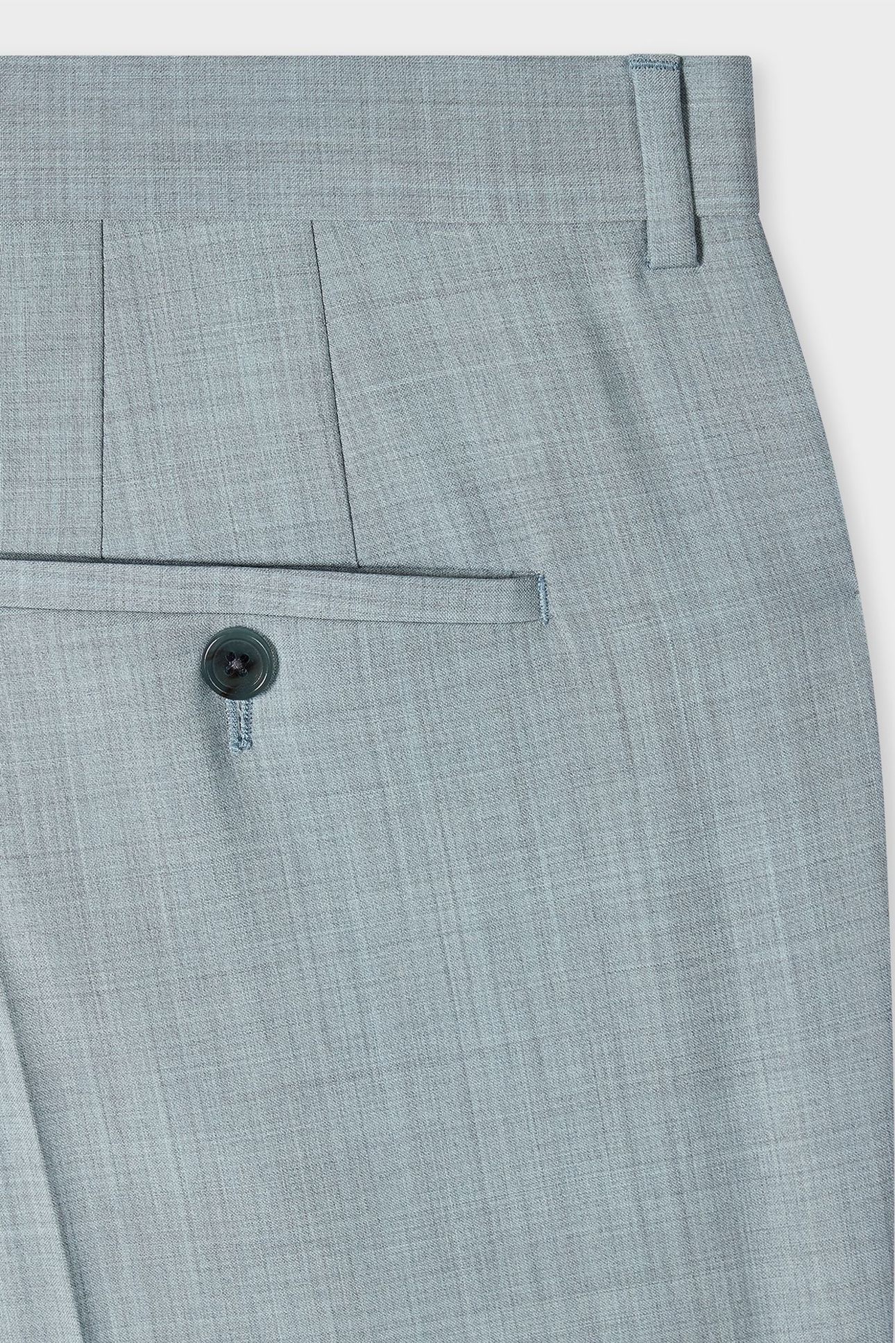 MENS TAILORED FIT 2 BUTTON SUIT COBALT BLUE 7