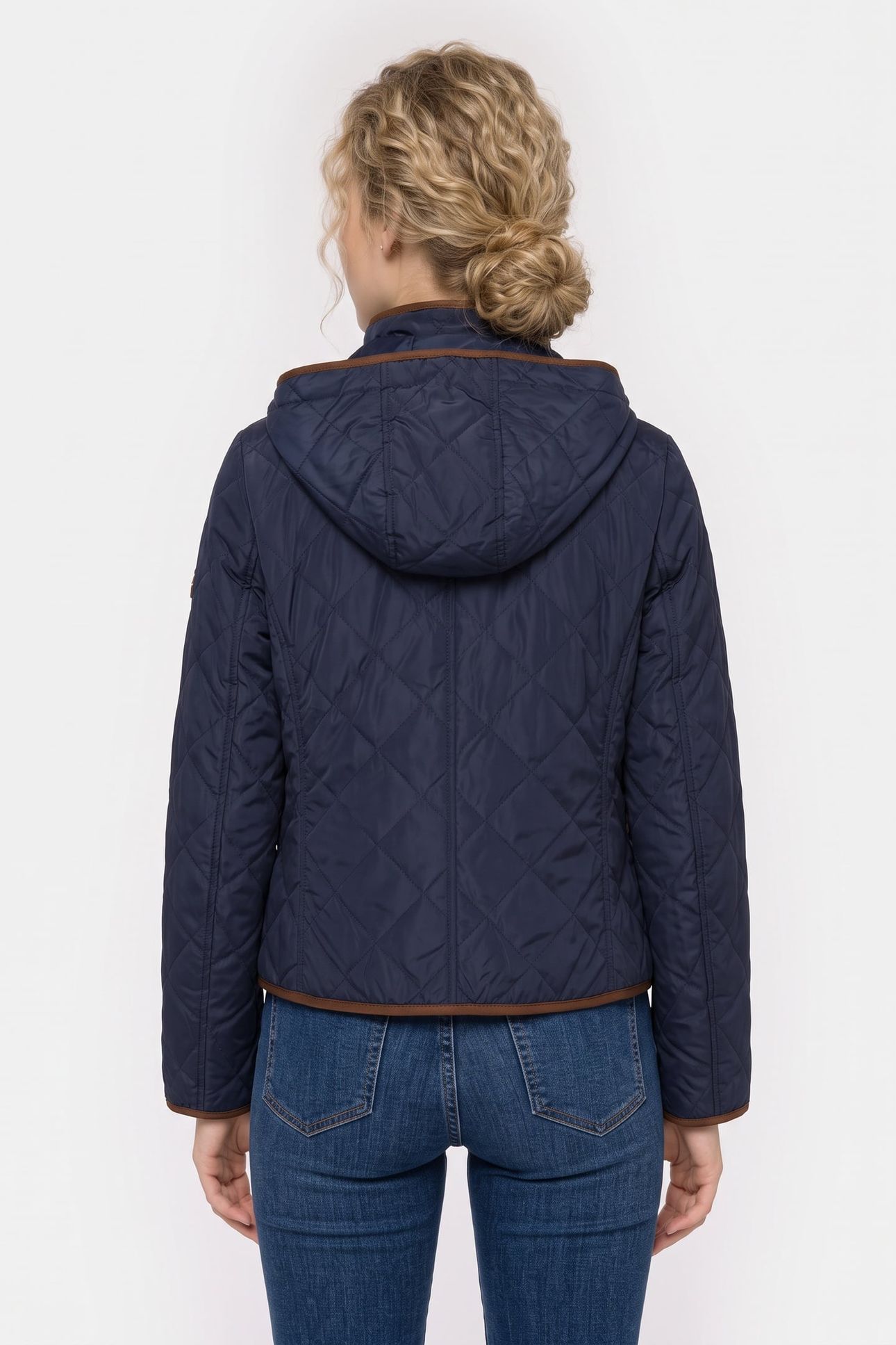 QUILTED HOODED JACKET MIDNIGHT 2