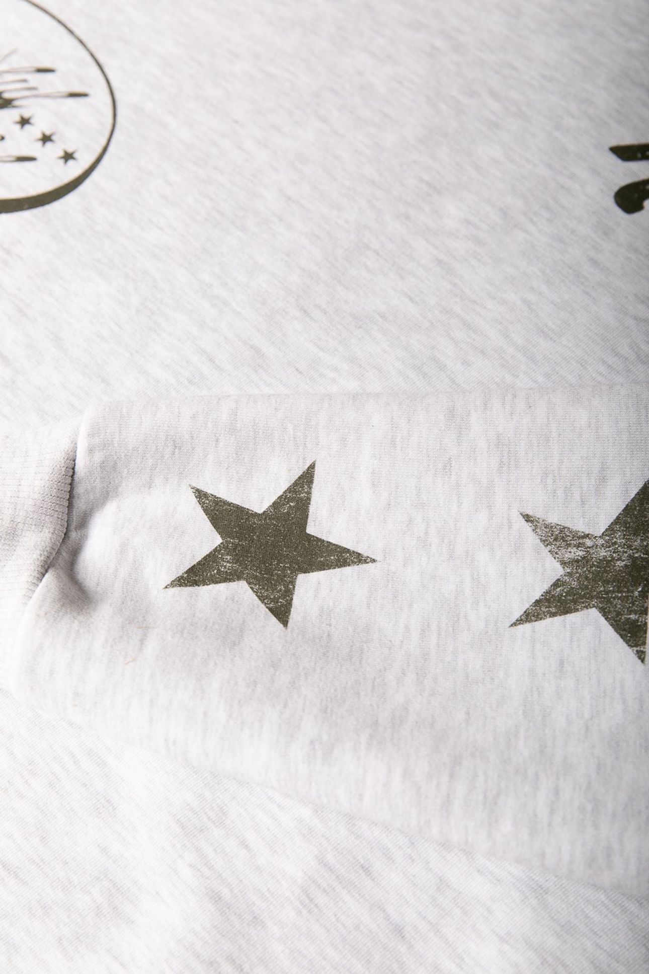 STAR LOGO CLEAN HOODIE LIGHT GREY MELANGE 4