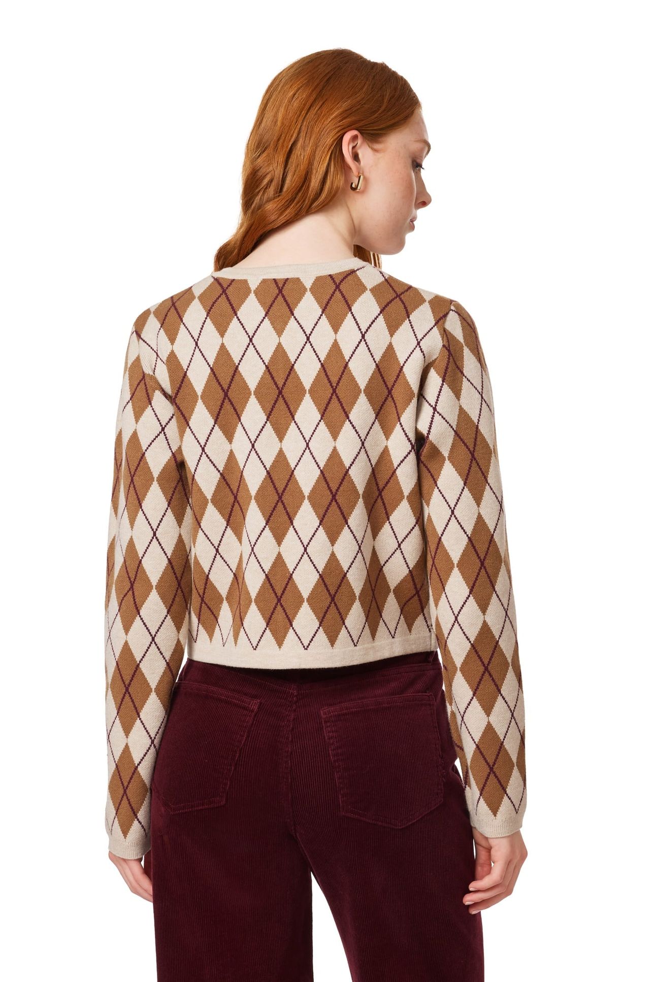 SWEATER OATMEAL HEATHER/FOT TROT 2