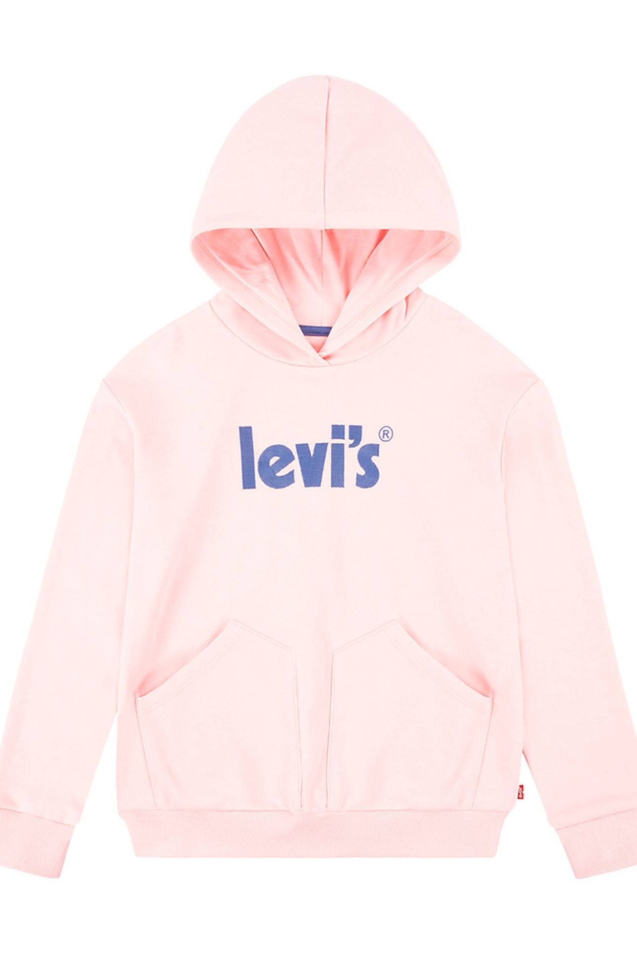 GIRLS SQUARE POCKET HOODIE QUARTZ PINK 1