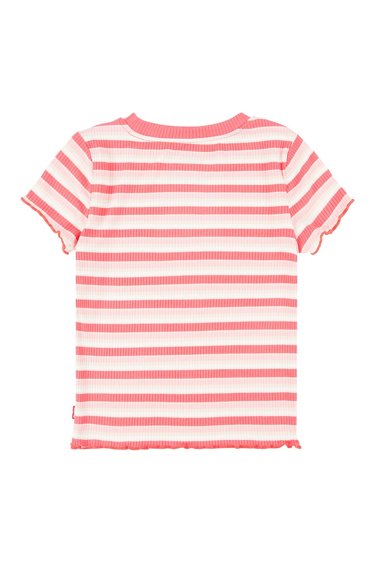 GIRLS SS STRIPED MEET & GREET TOP ROSE OF SHARON 2