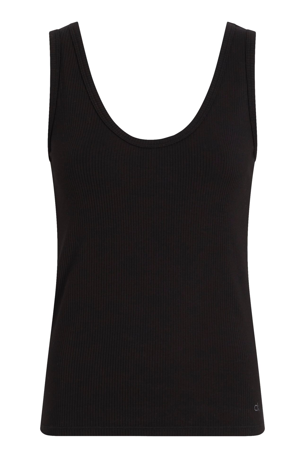 MODAL RIB TANK TOP BLACK 4