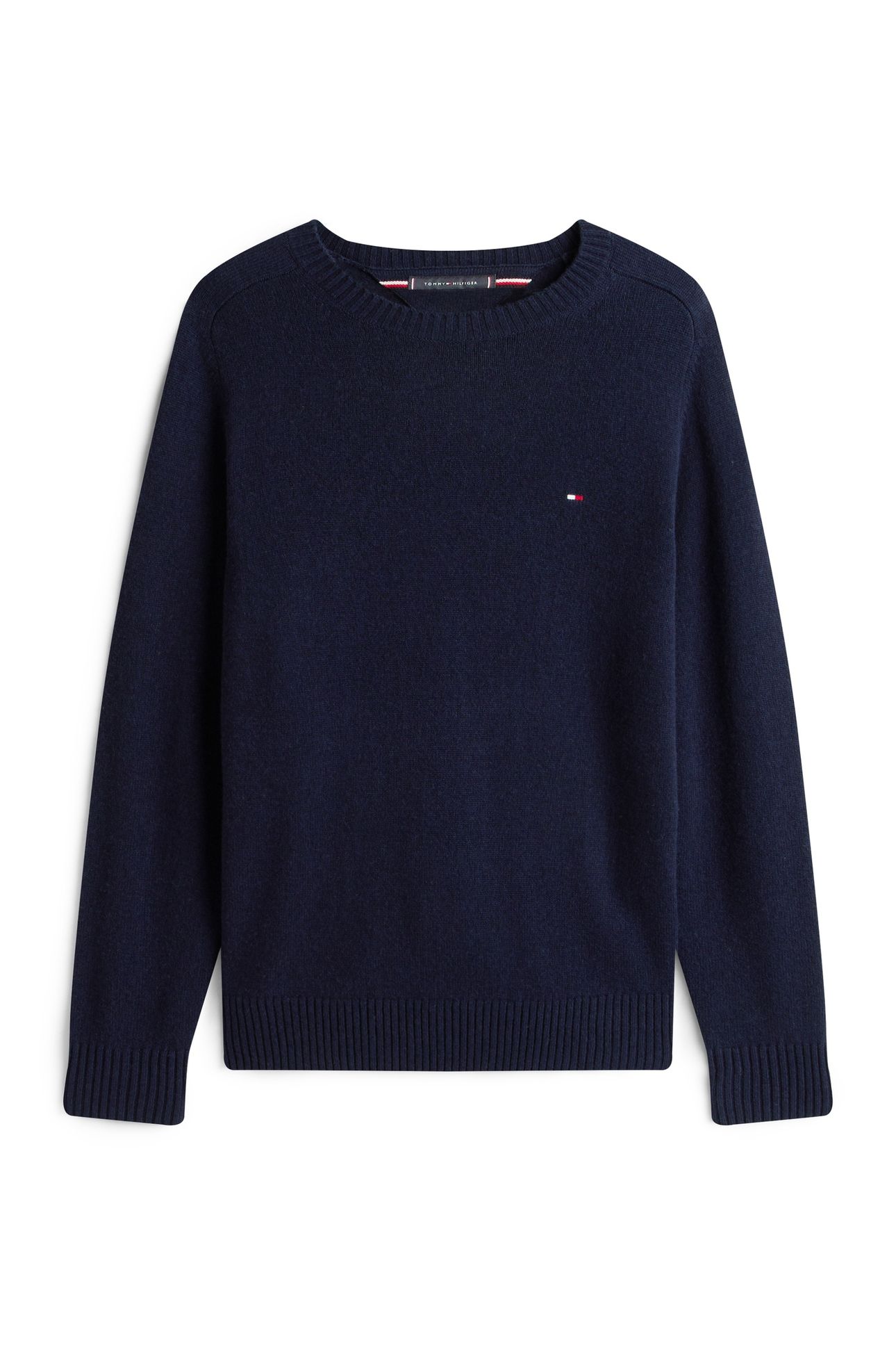 LAMBSWOOL CREW NECK NAVY BLUE 4
