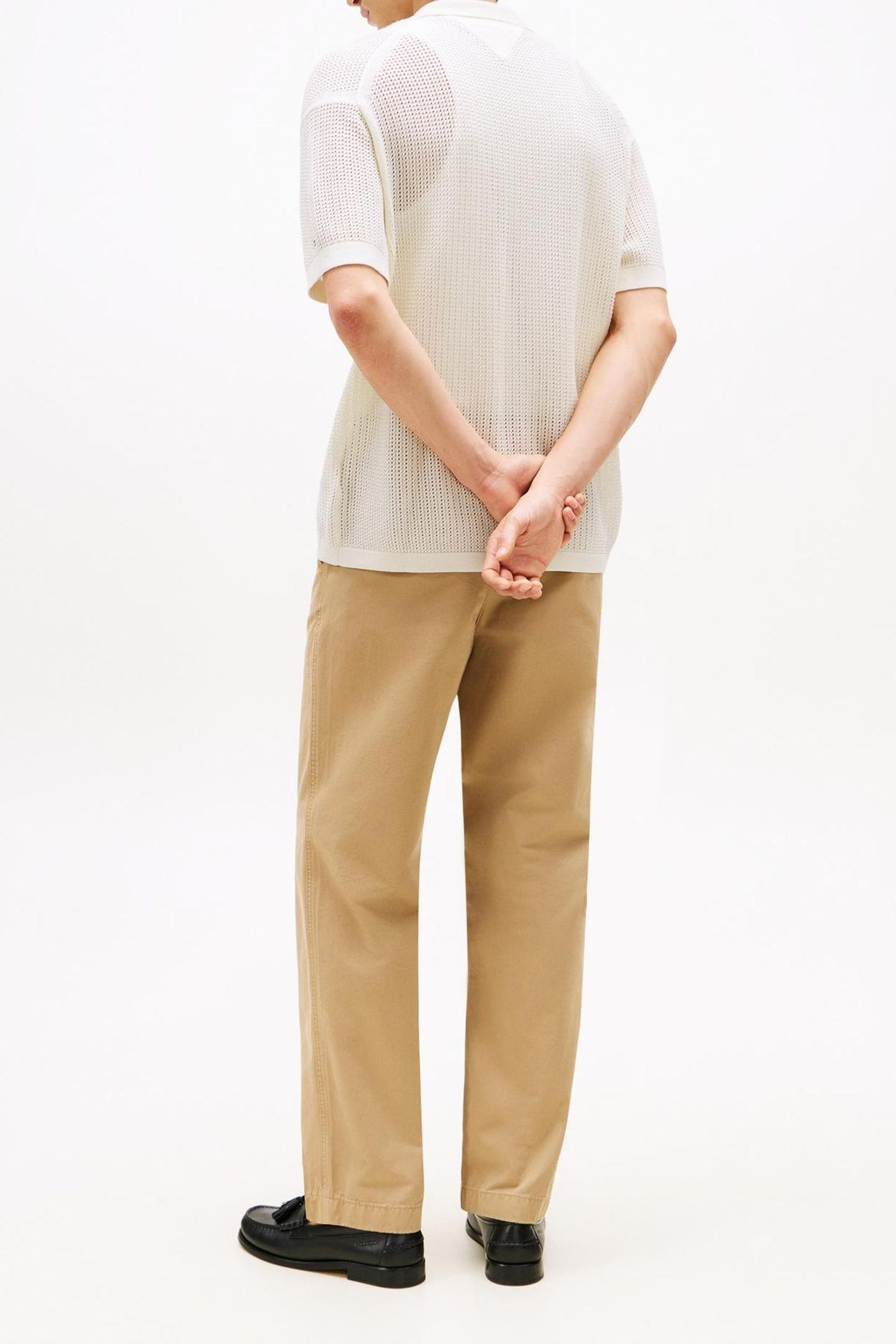 STRUCTURE OPEN KNIT IVORY PETAL 3