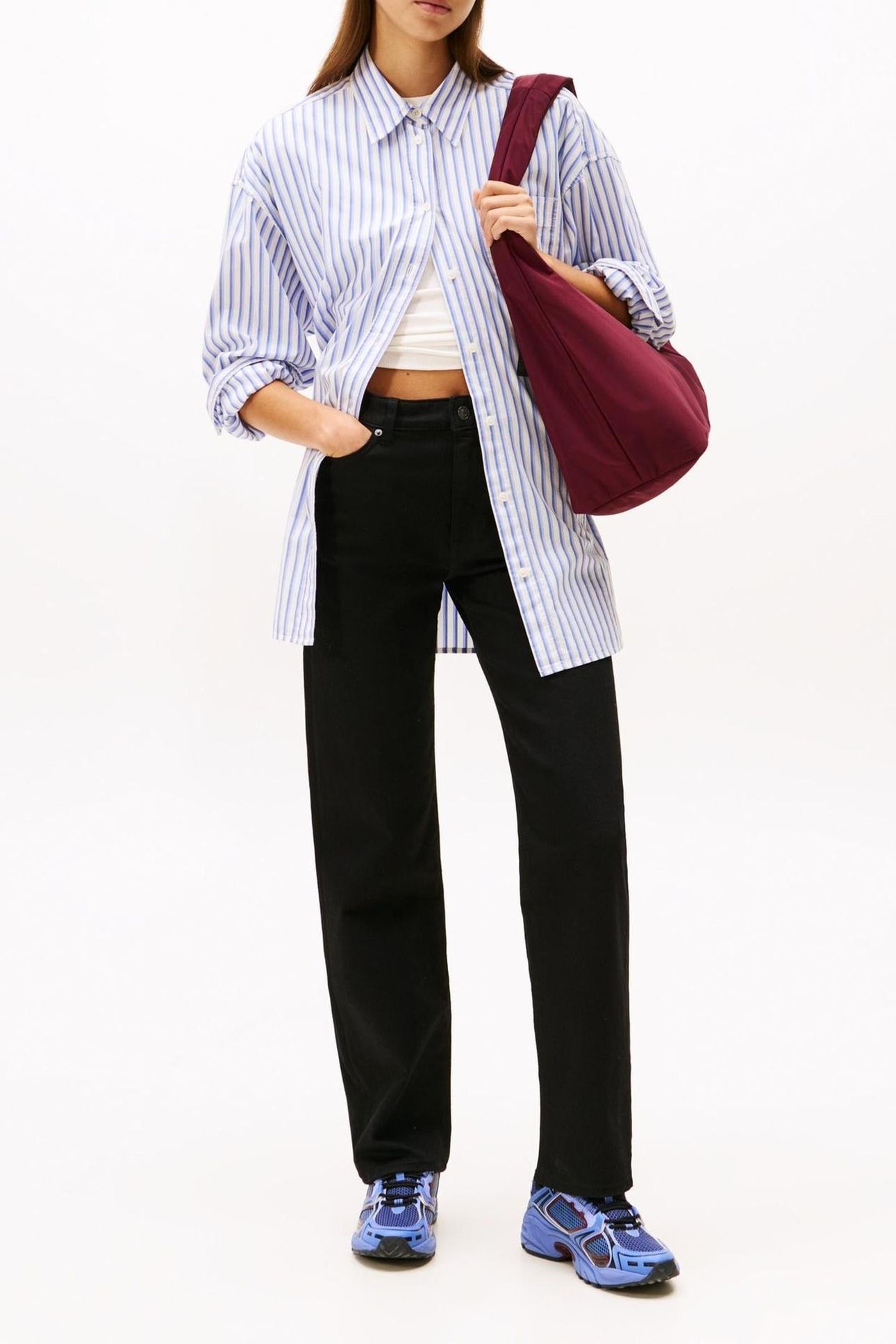 KIRA MID RISE STRAIGHT DENIM BLACK 3