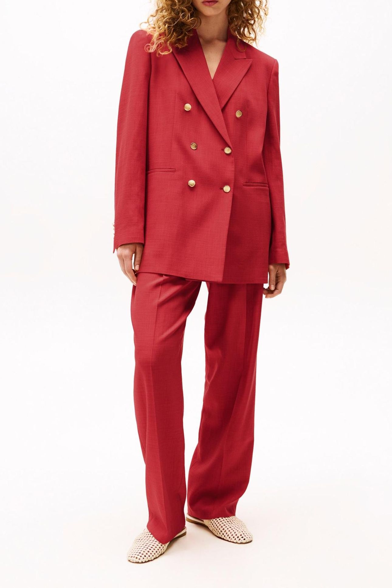 TH X SRG BLAZER MEDIUM RED 1