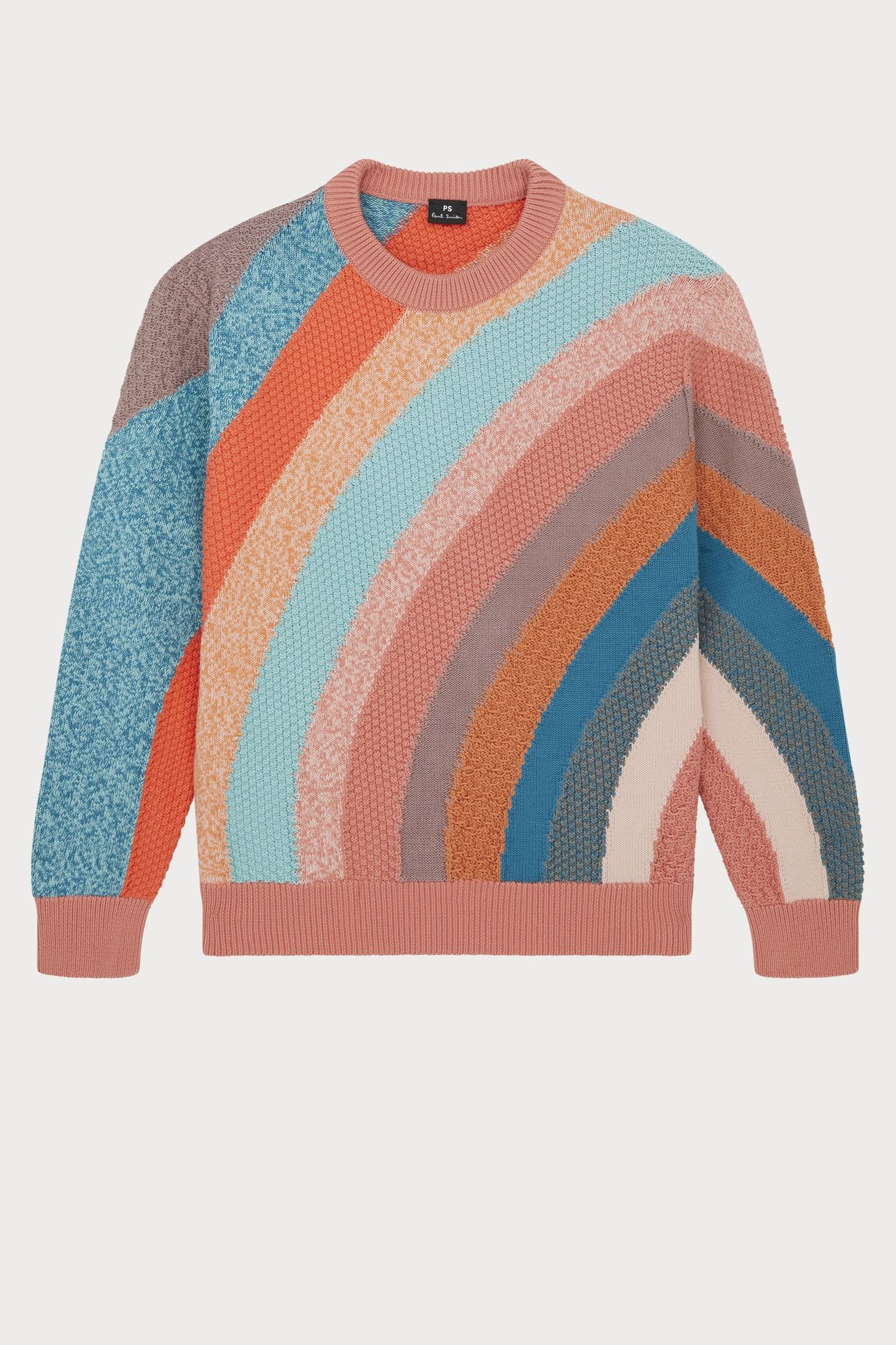 WOMENS KNITTED SWEATER CREW NECK MULTI COLOURED 1