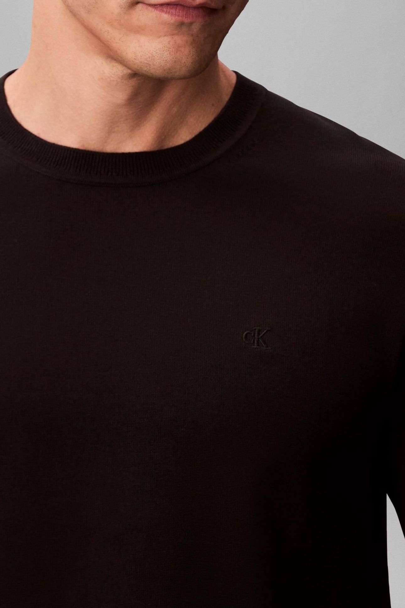SS SUPIMA COTTON CREW BLACK 7