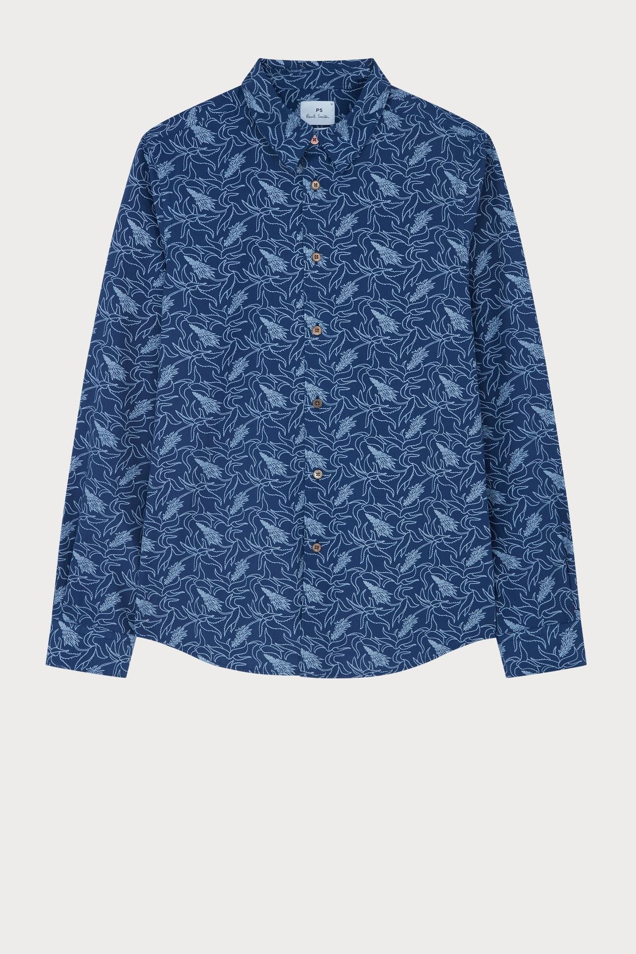 MENS LS TAILORED FIT SHIRT COBALT BLUE 3