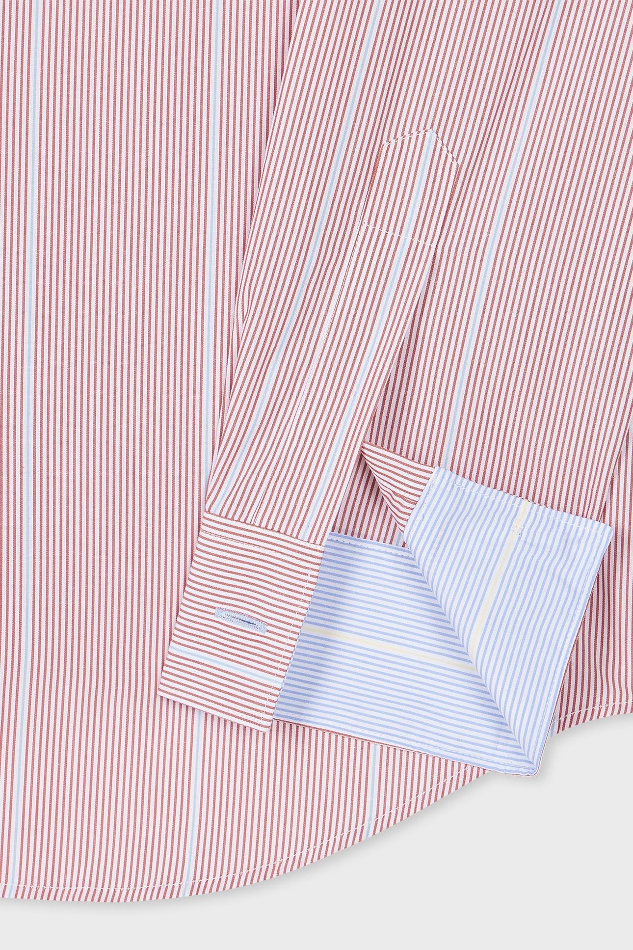 MENS S/C CASUAL FIT SHIRT BUBBLEGUM/RASP 3