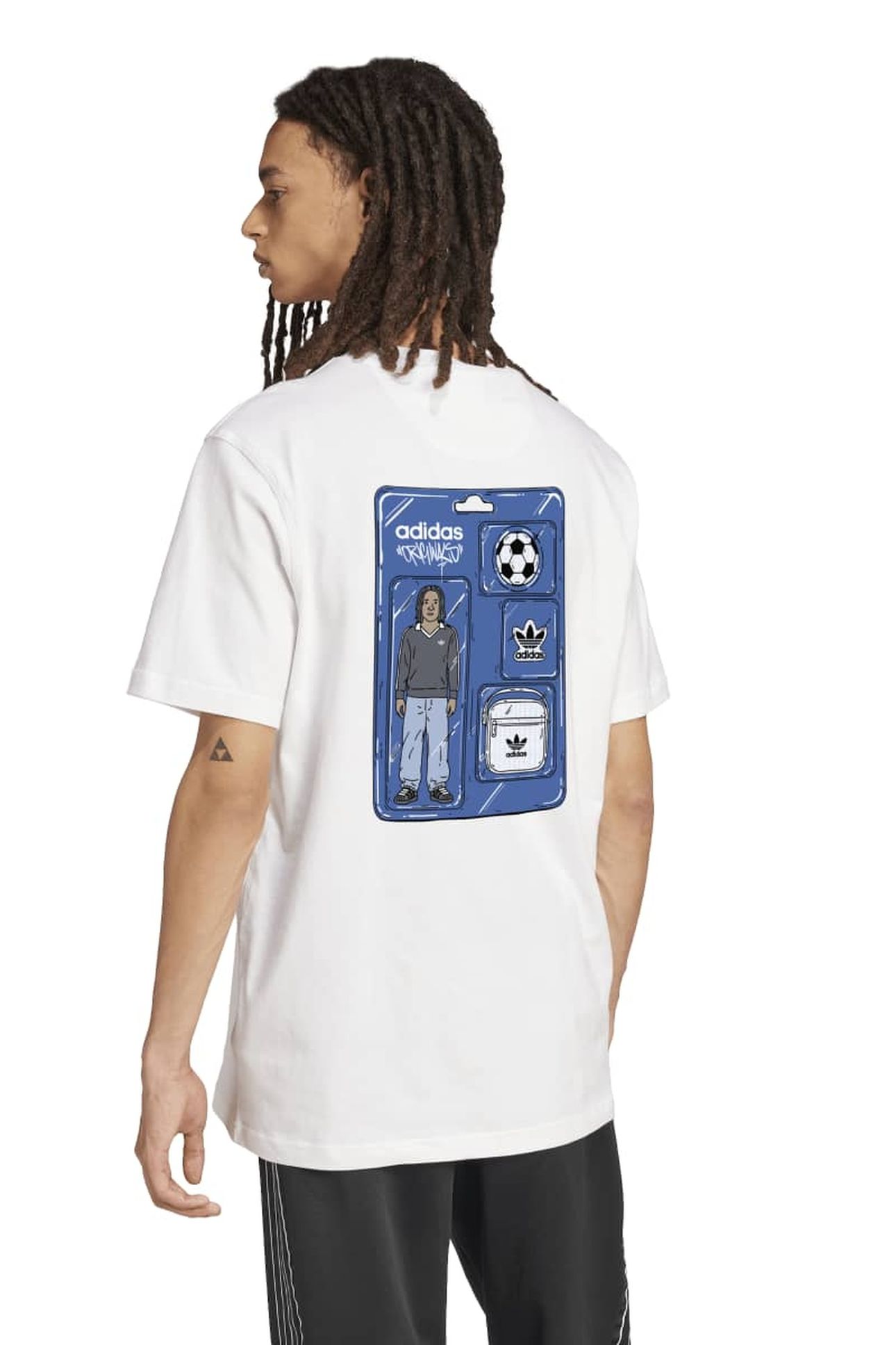 UNISEX ADI STARTER TEE WHITE 2