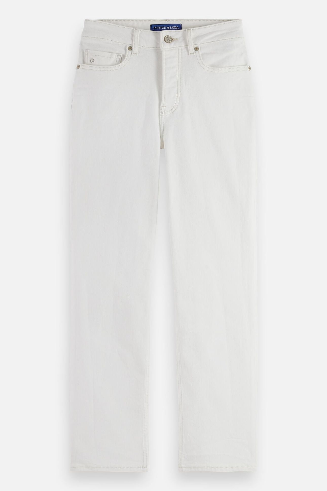 THE SKY STRAIGHT JEANS COOL WHITE 4