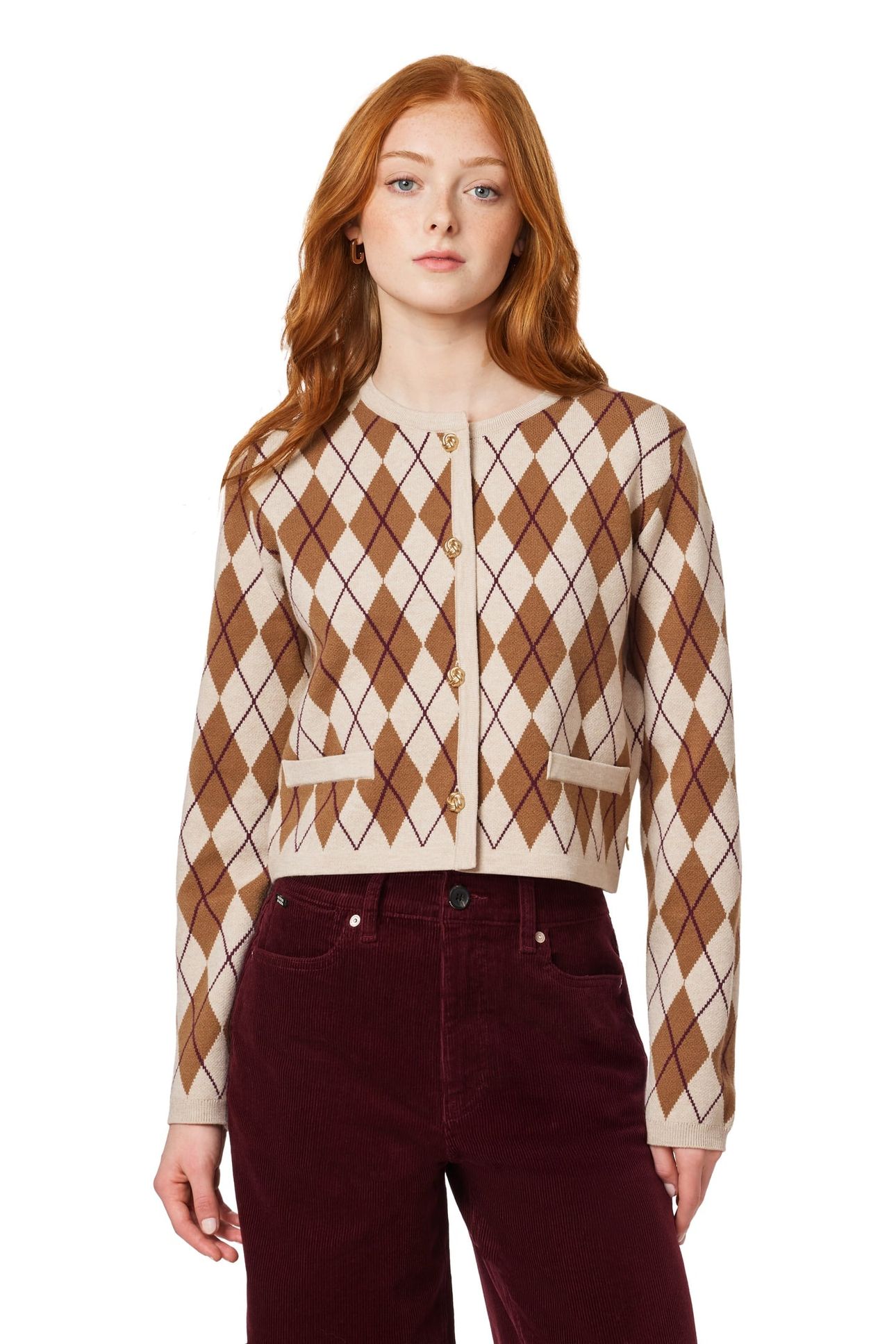 SWEATER OATMEAL HEATHER/FOT TROT 1