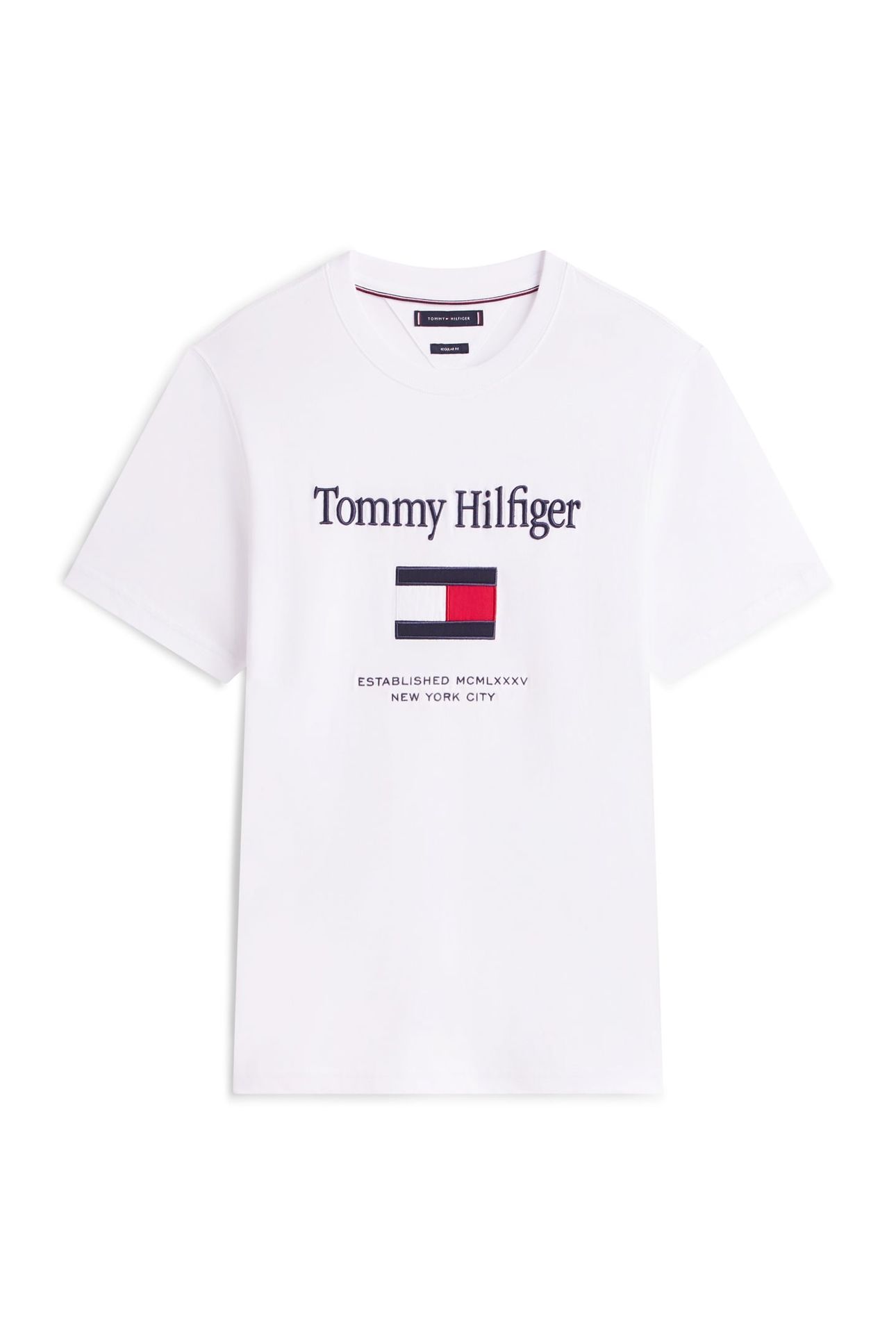 HILFIGER EMBRO FLAG WHITE 4
