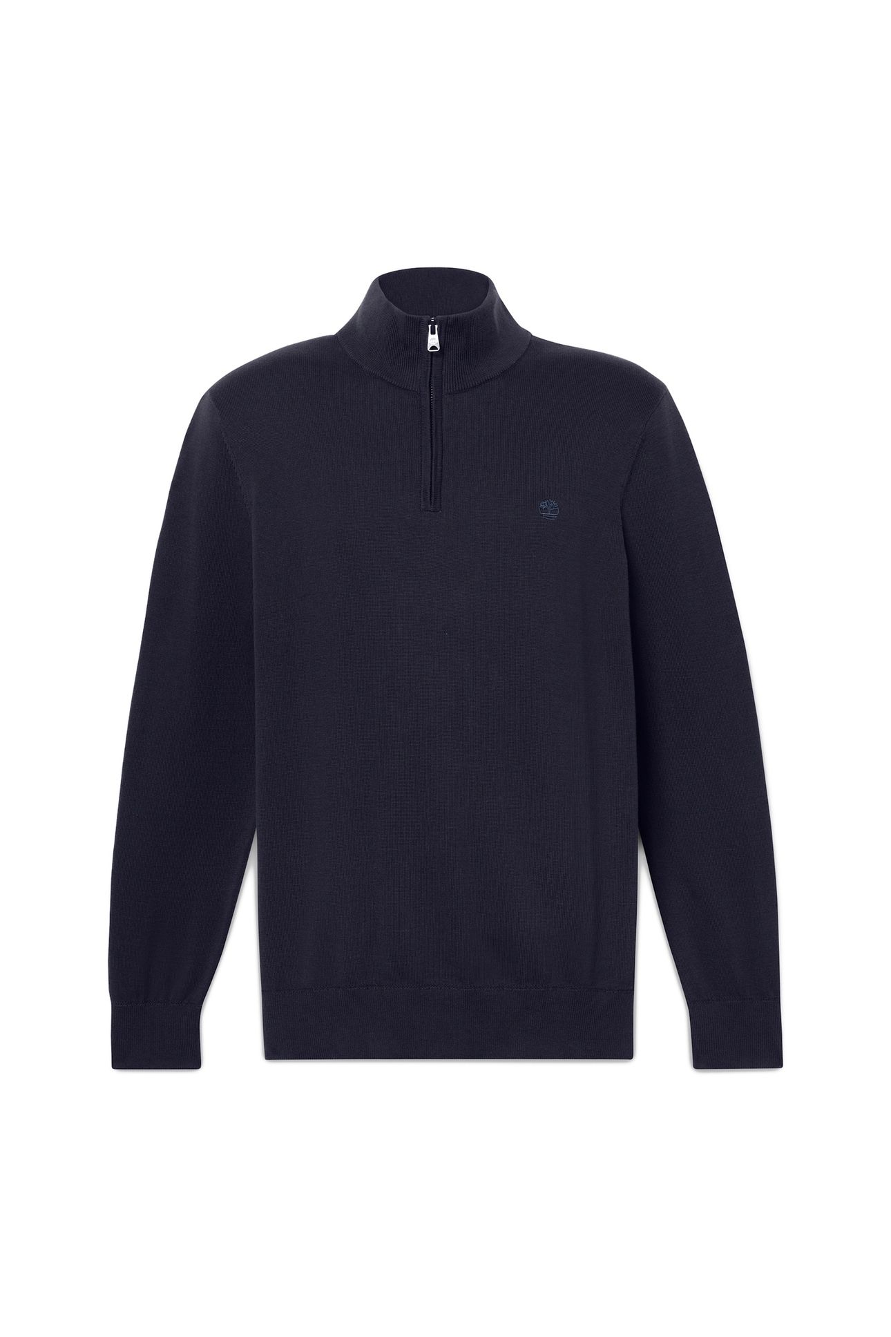 WILLIAMS RIVER COTTON YD 1/4 ZIP SWEATER DARK SAPPHIRE/DARK 3