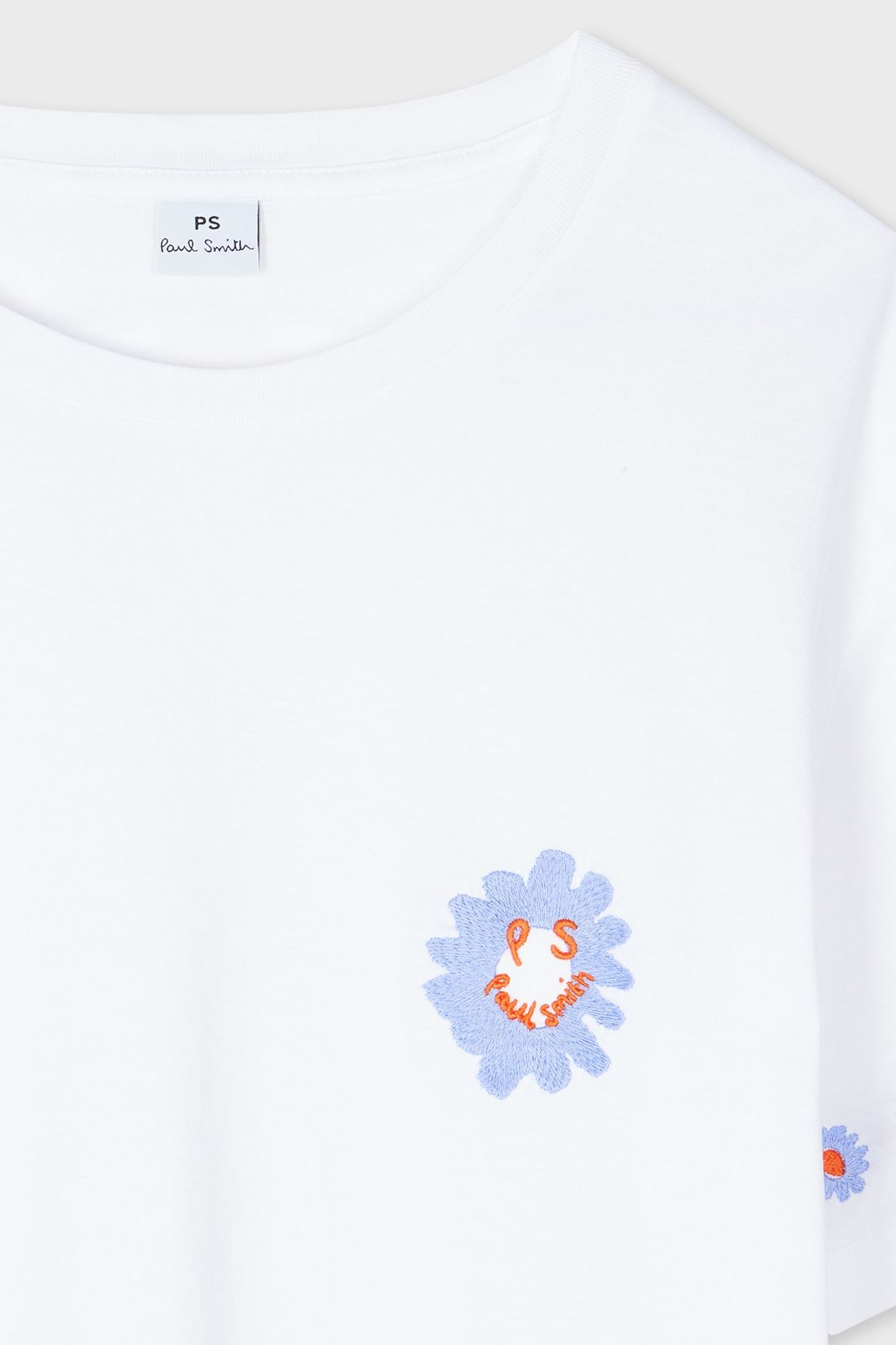 WOMENS DAISY EMB T-SHIRT WHITE 6