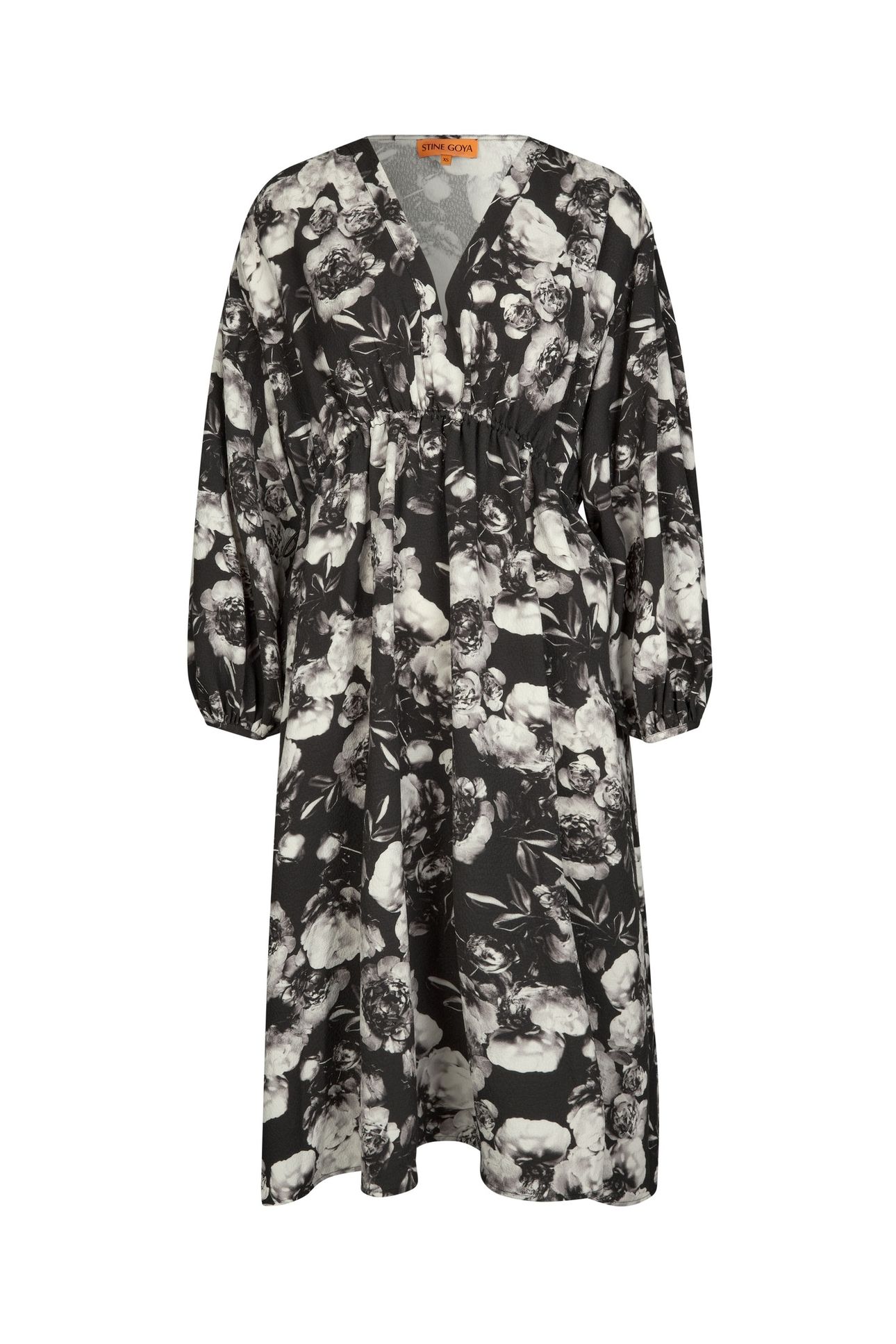 VEROMA DRESS MID METALIZED PEONIES 3