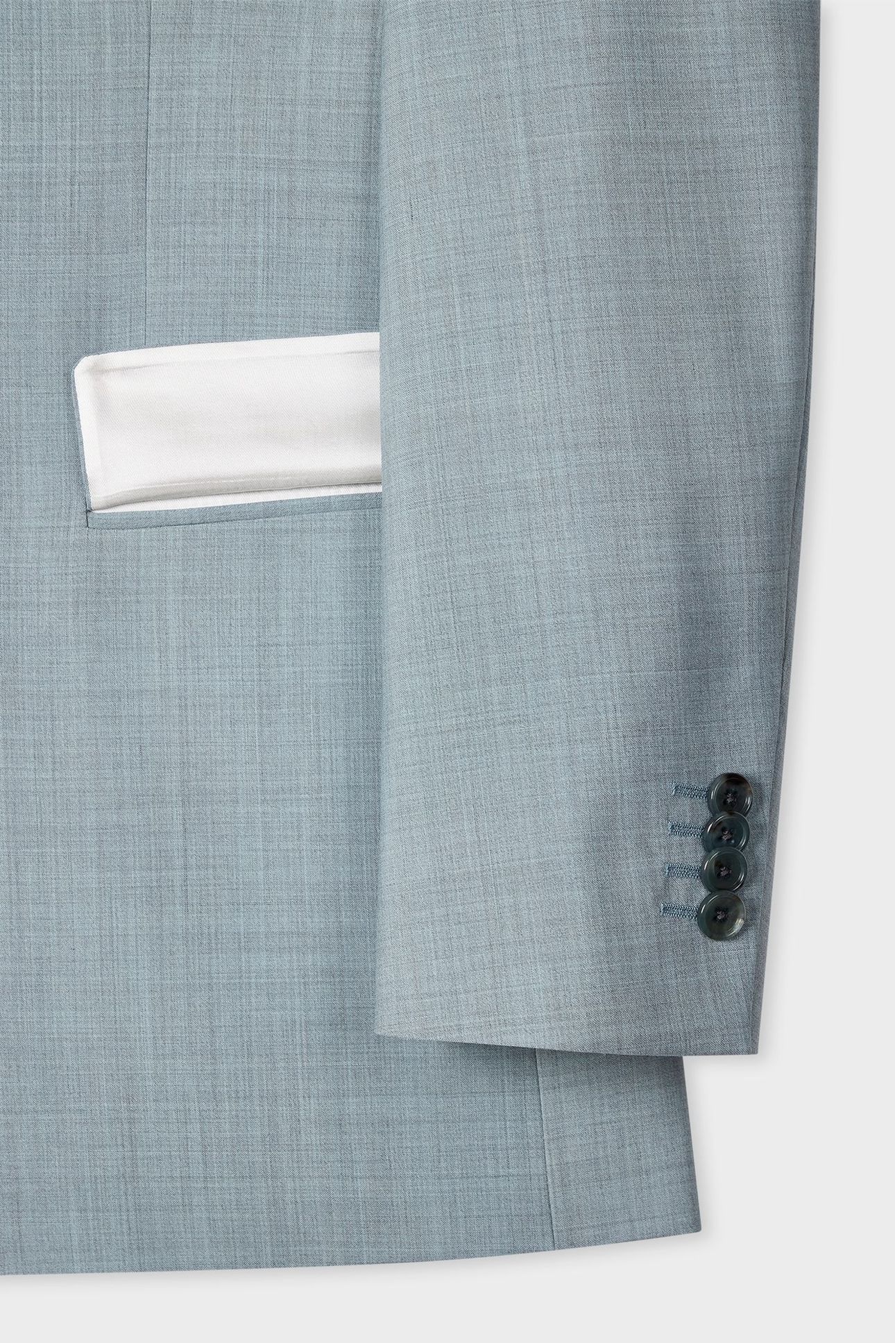 MENS TAILORED FIT 2 BUTTON SUIT COBALT BLUE 5