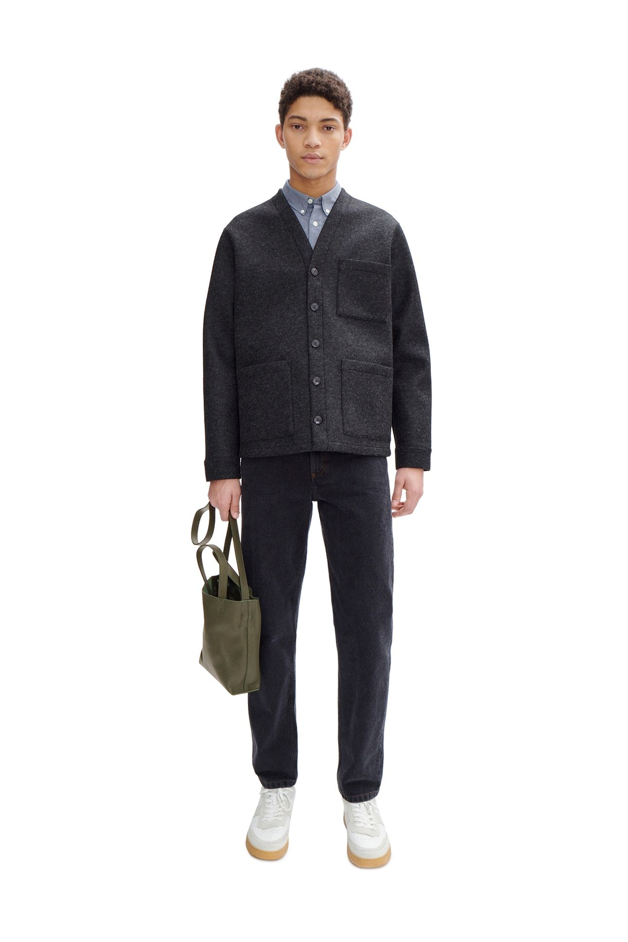 UNISEX JACKET AURELIEN HEATHERED CHARCOAL 1