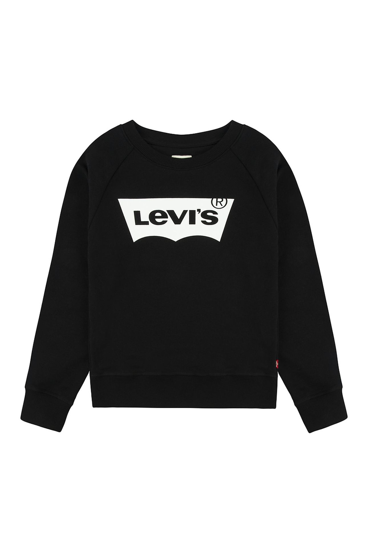 GIRLS KEY ITEM LOGO CREW BLACK 1