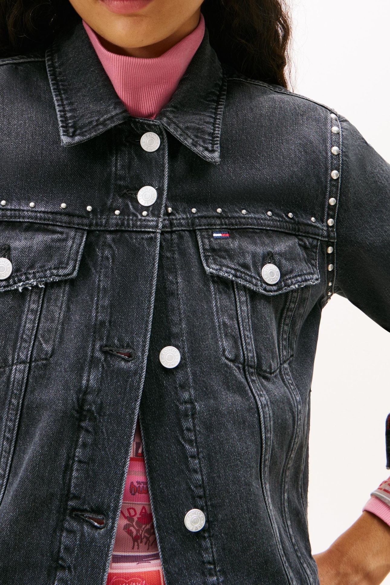 CLASSIC TRUCKER JACKET DENIM BLACK 5