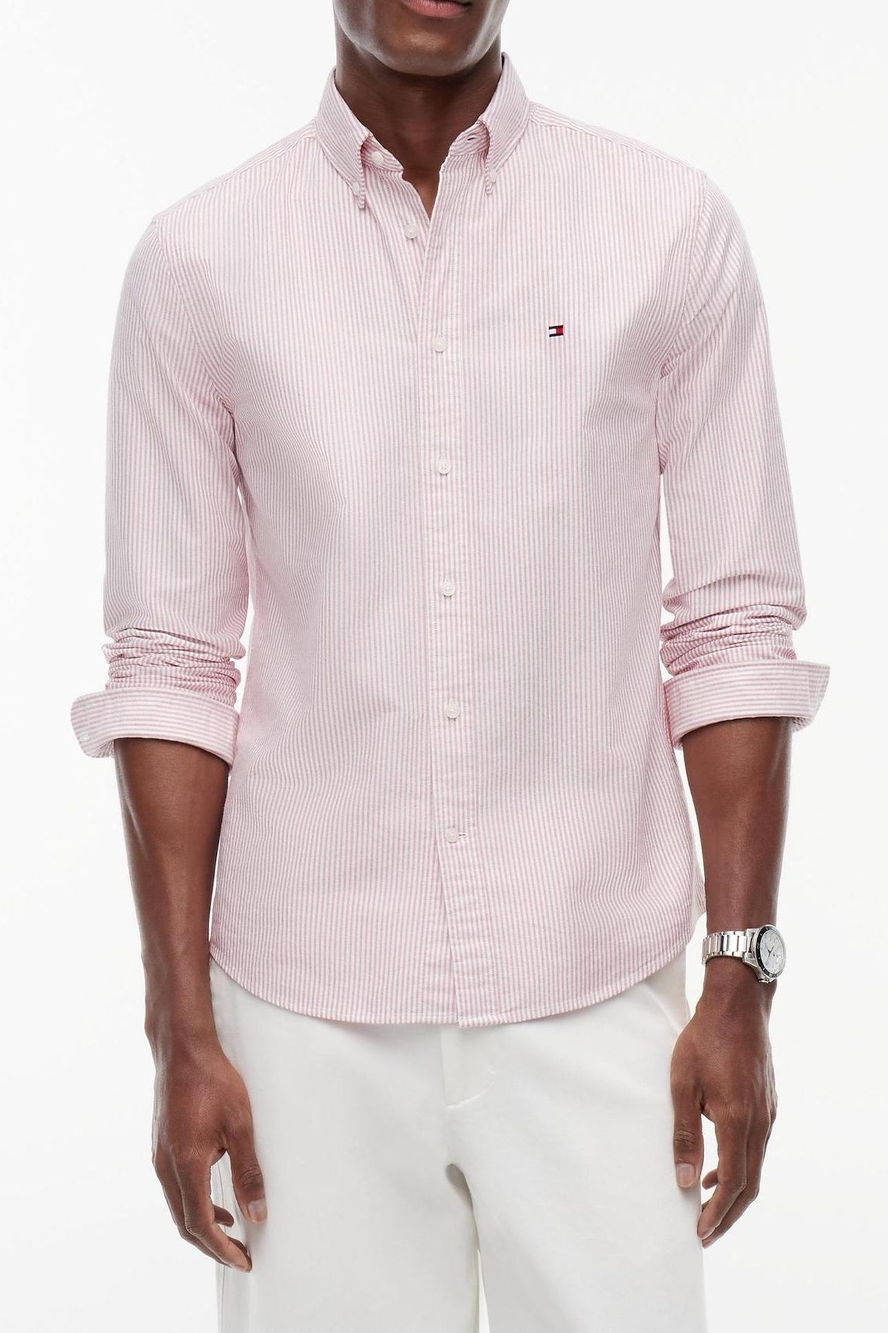 HERITAGE OXFORD STRIPE MEDIUM RED/STRIPE 1