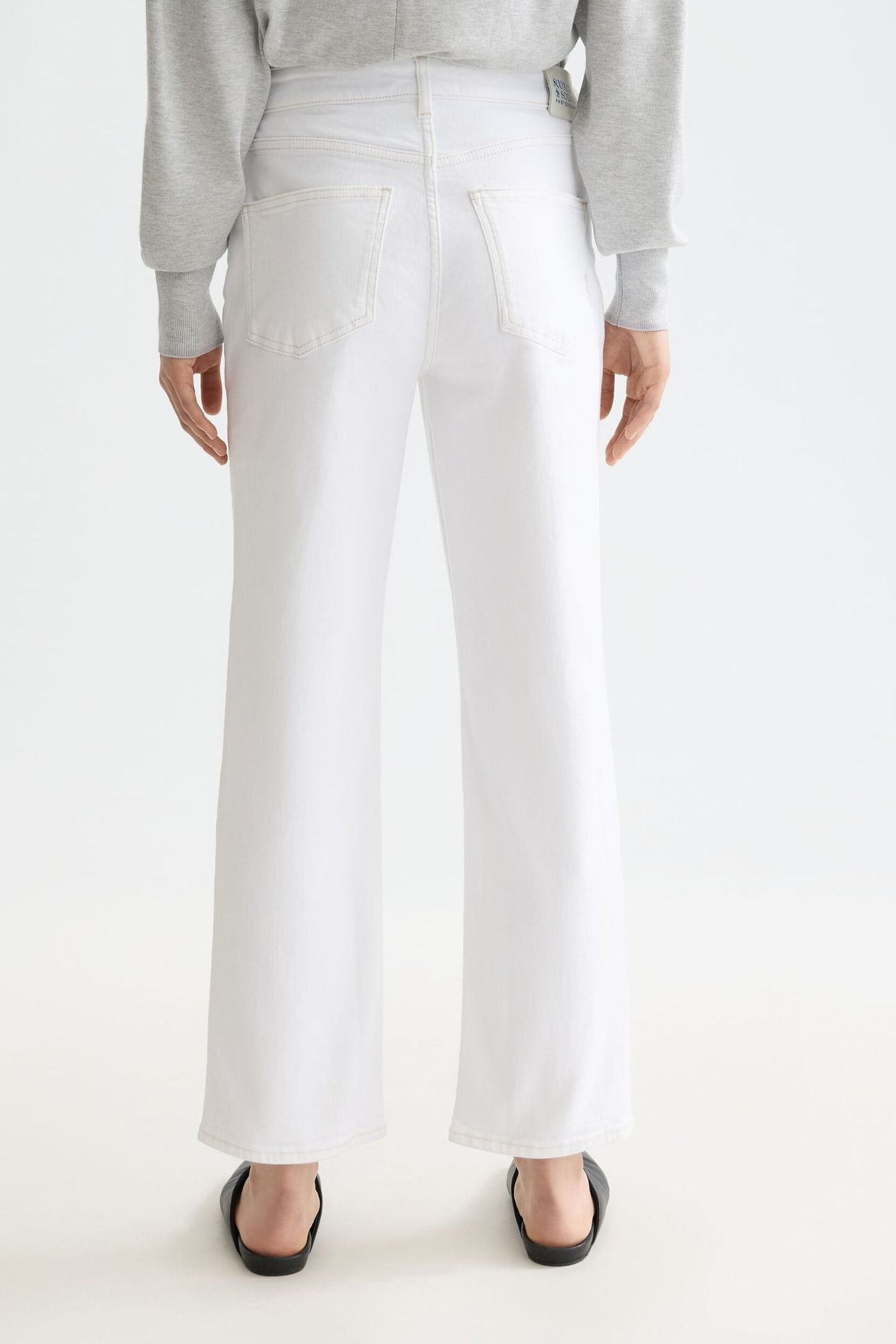 THE SKY STRAIGHT JEANS COOL WHITE 3