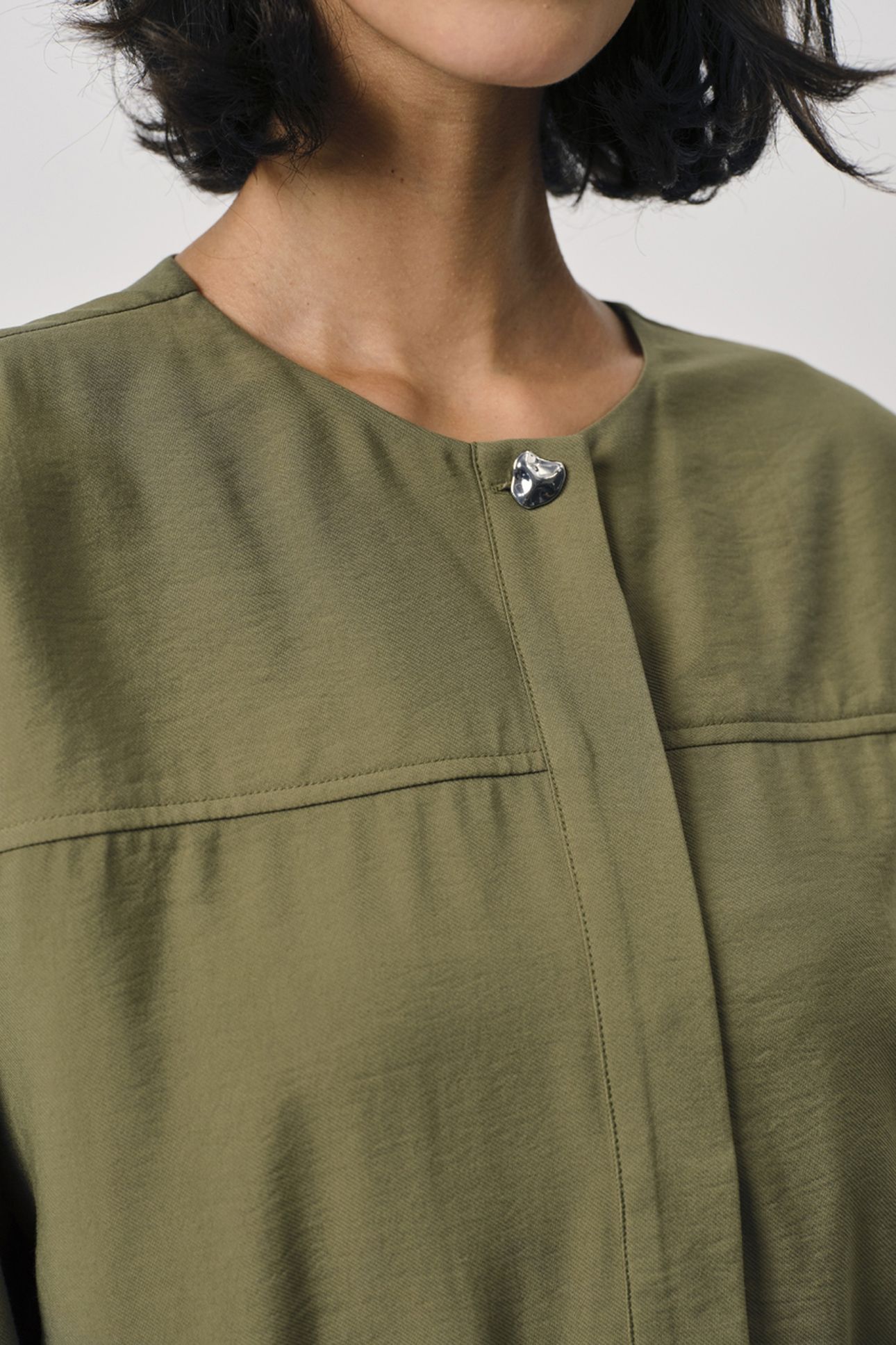 GALOU RELAXED FIT JACKET OLIVE GLOW 7